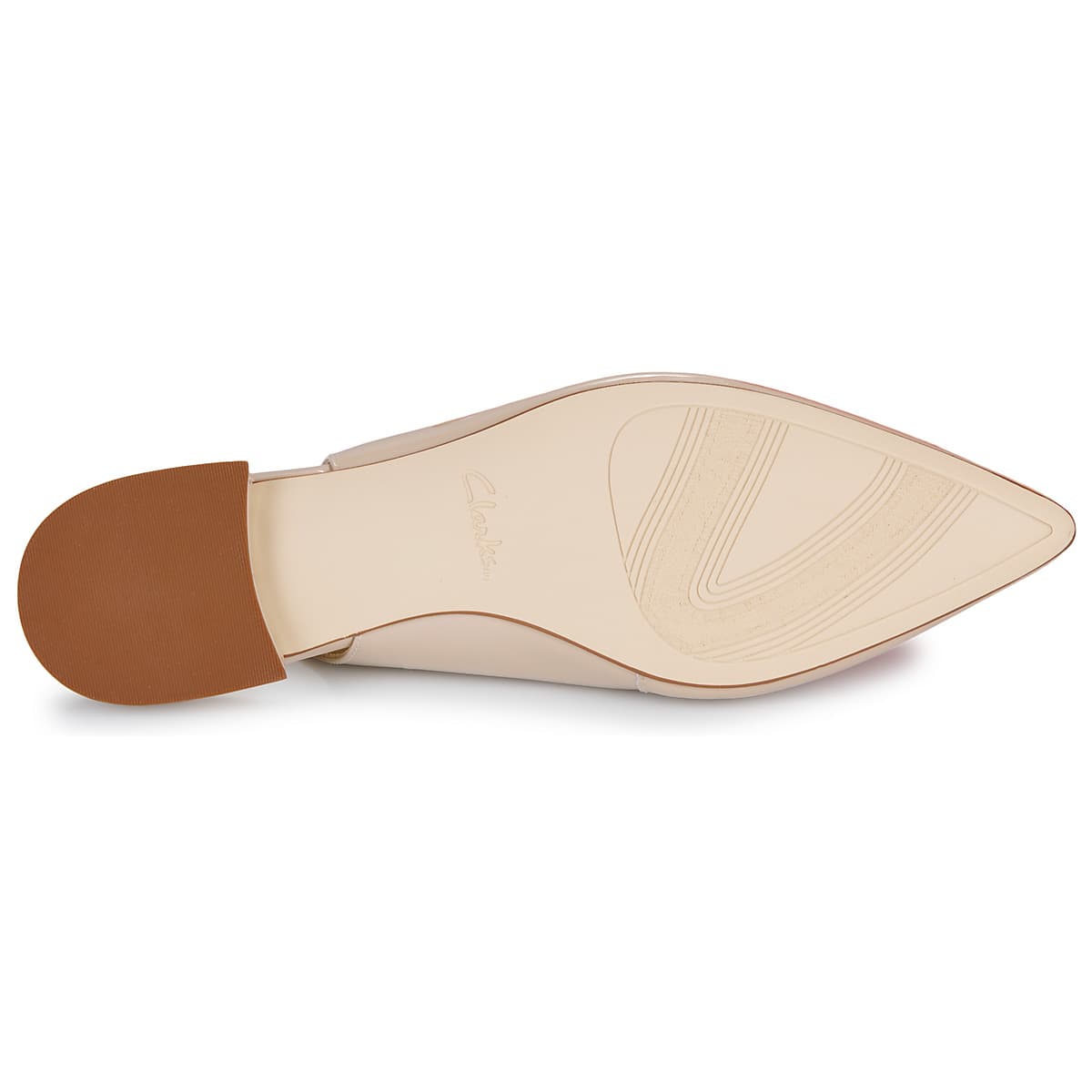 Women's Ballet Flats Clarks Beige