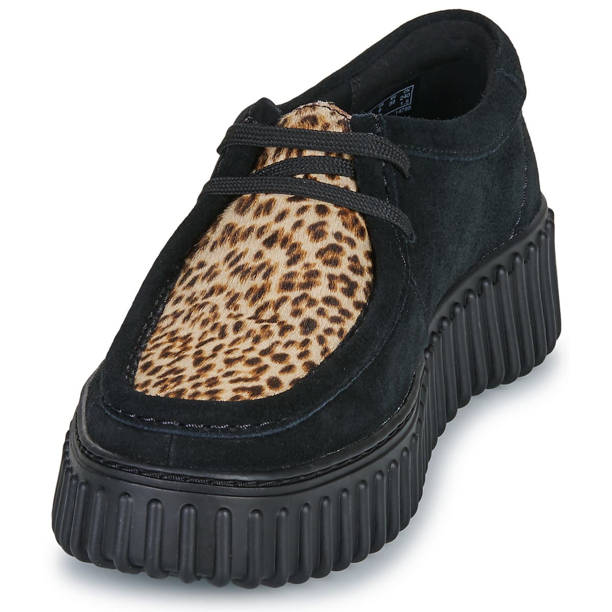 Women's Derby Shoes Clarks Black