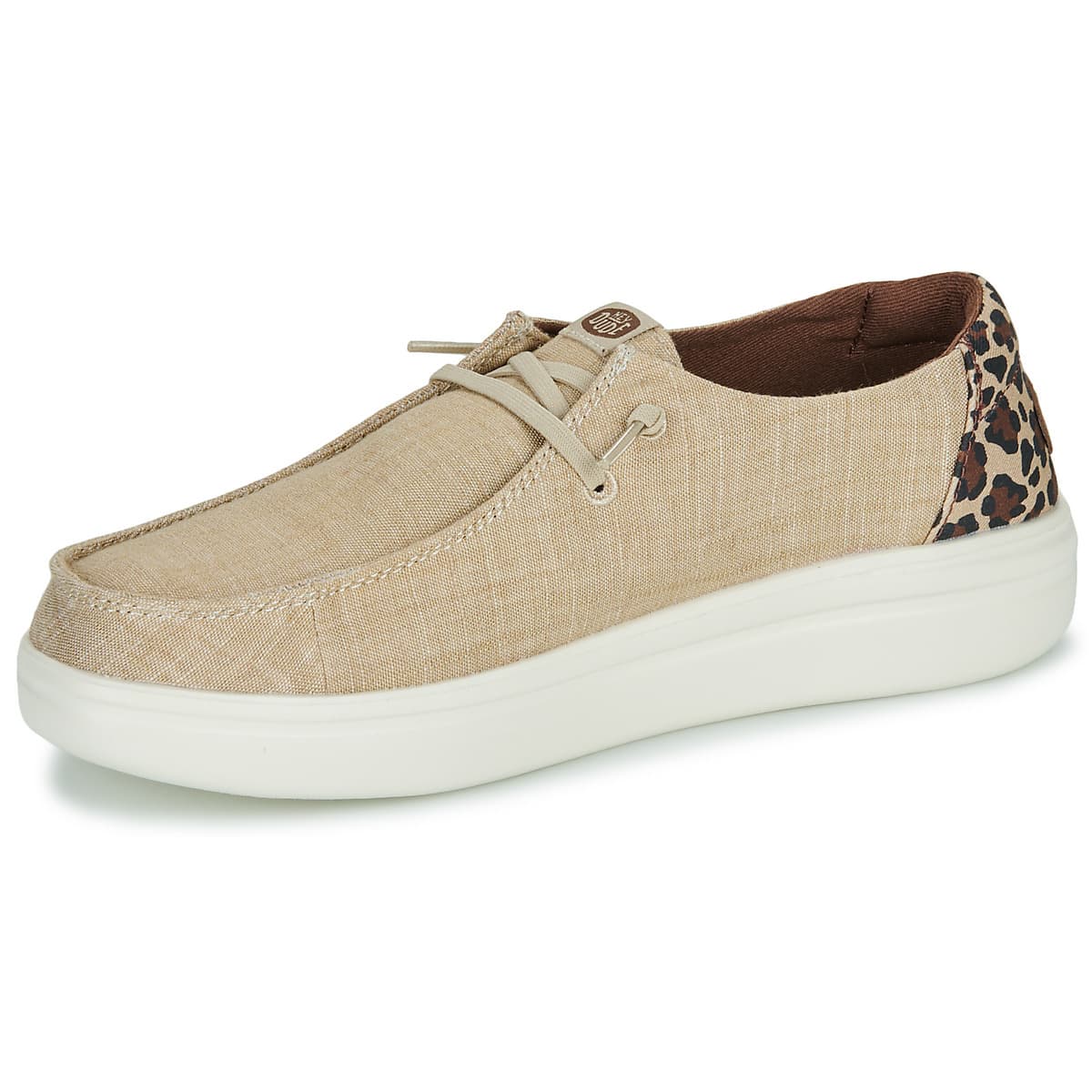 E71015 Wendy Rise Animal Print Details Moccasins Women Heydude