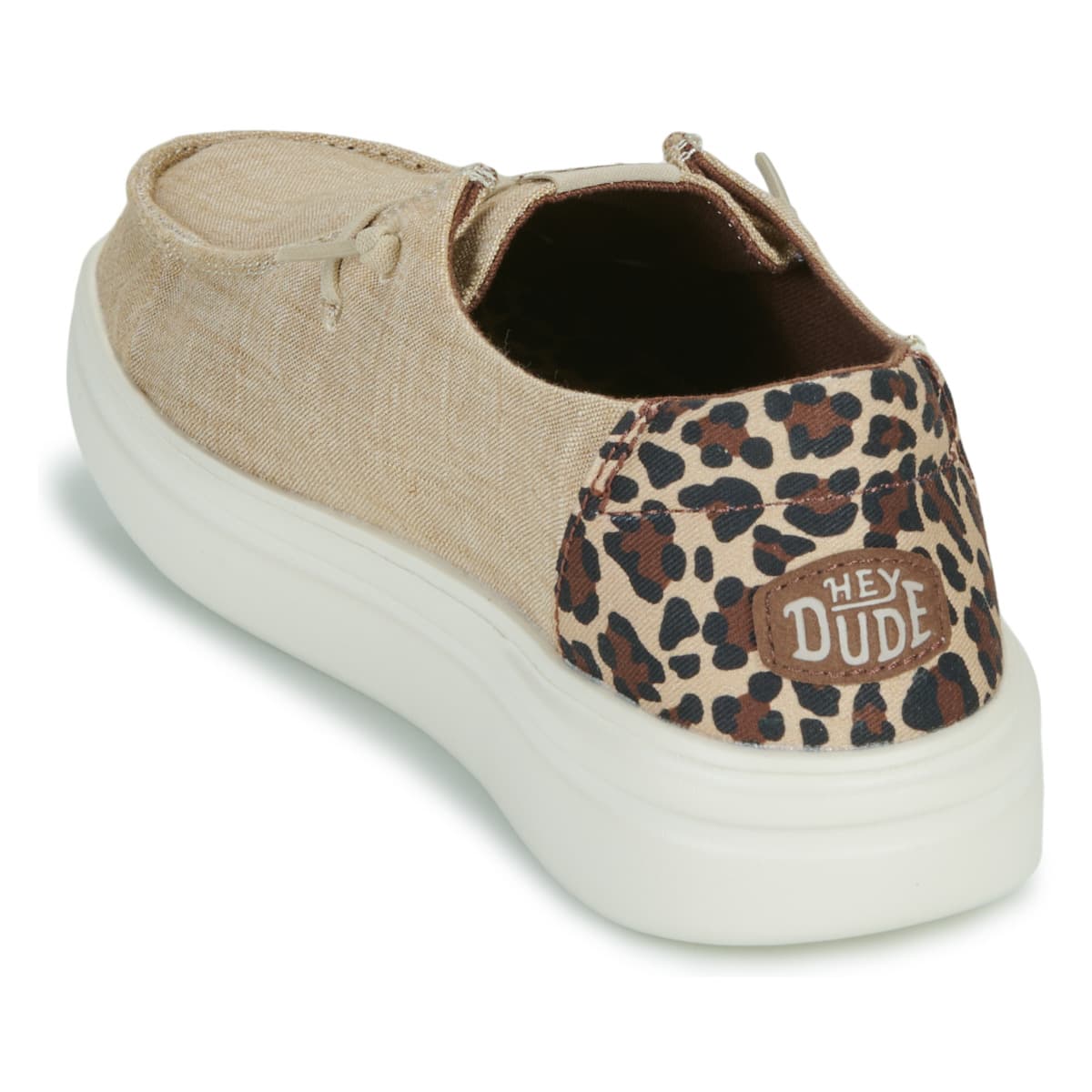 E71015 Wendy Rise Animal Print Details Moccasins Women Heydude