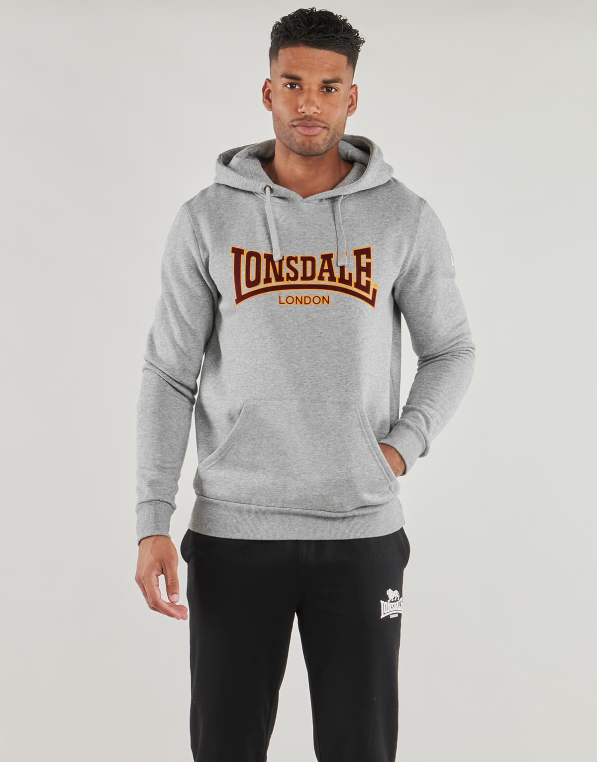 Men's Sweatshirts Lonsdale Gray