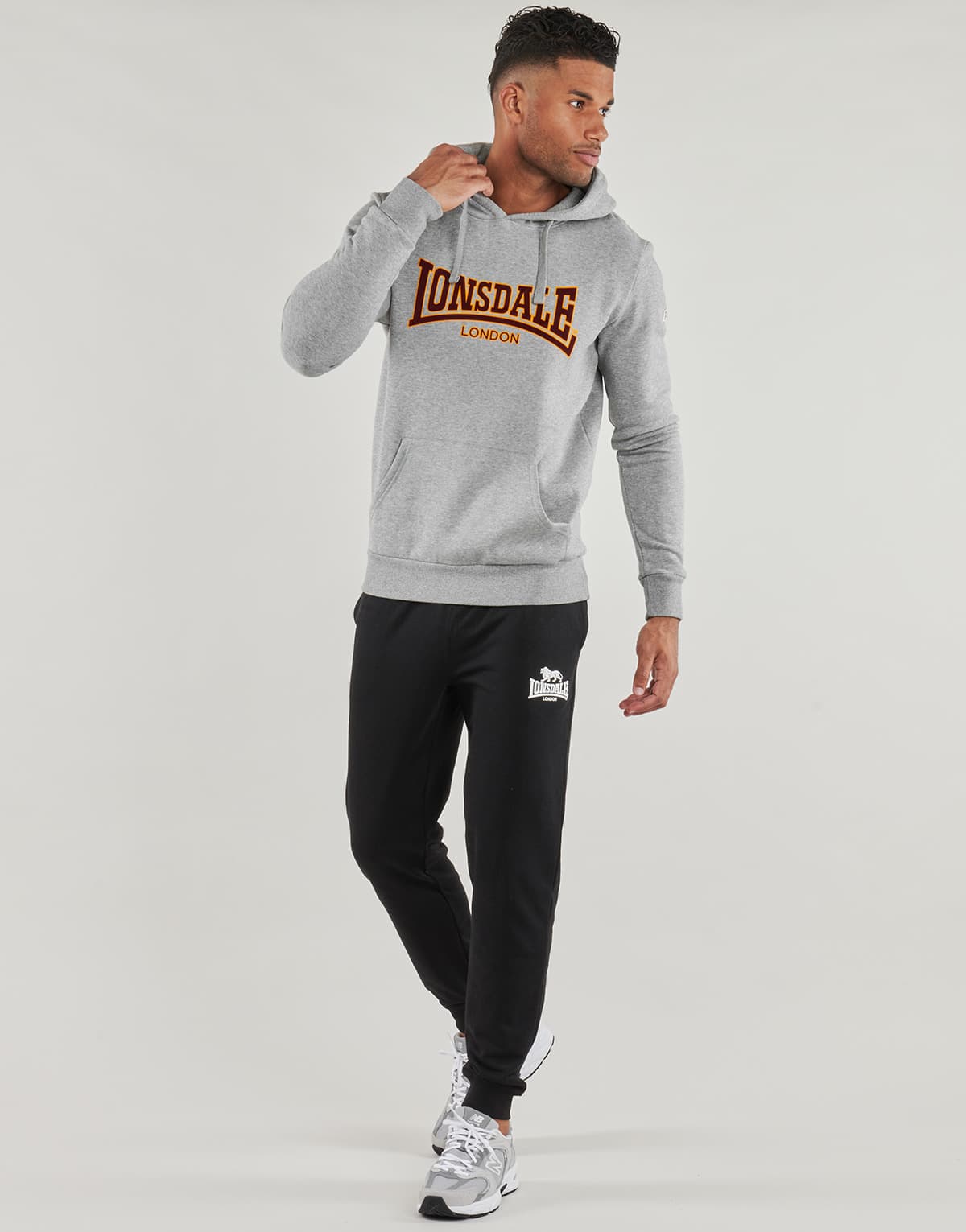 Men's Sweatshirts Lonsdale Gray