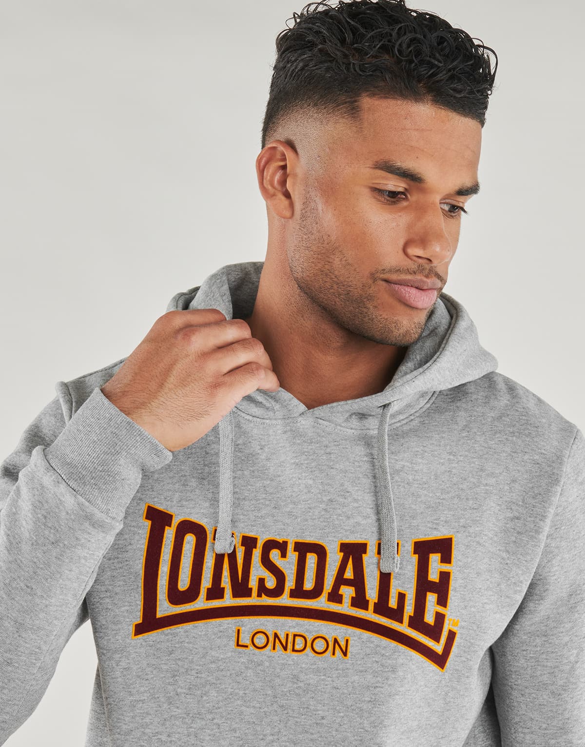 Men's Sweatshirts Lonsdale Gray