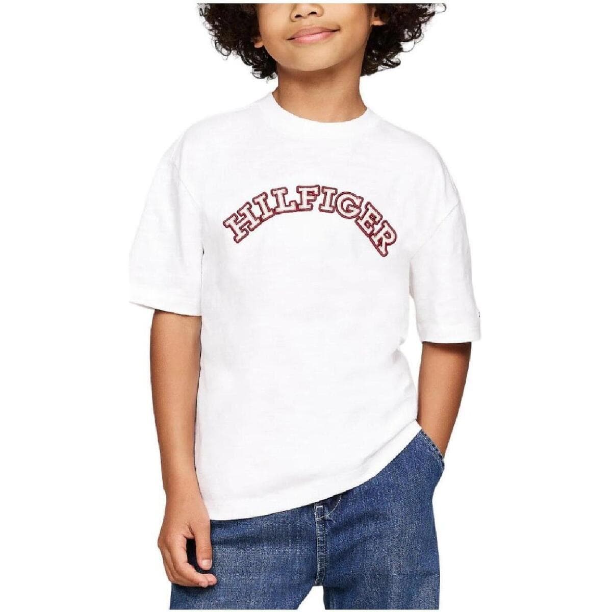 Boys' T-Shirts Tommy Hilfiger White