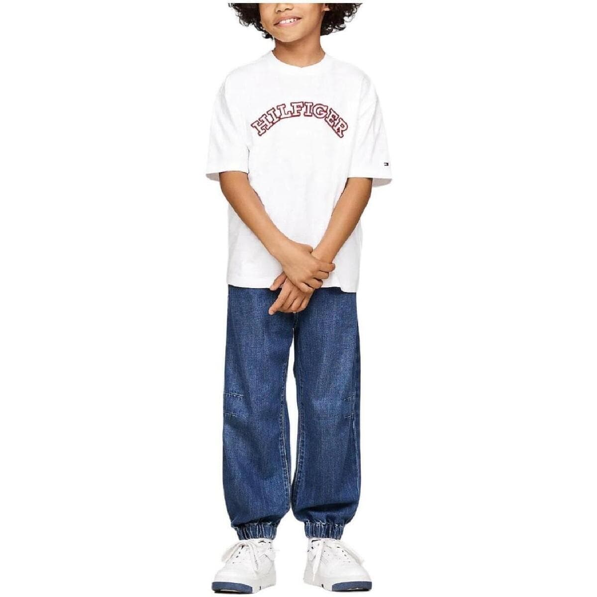 Boys' T-Shirts Tommy Hilfiger White