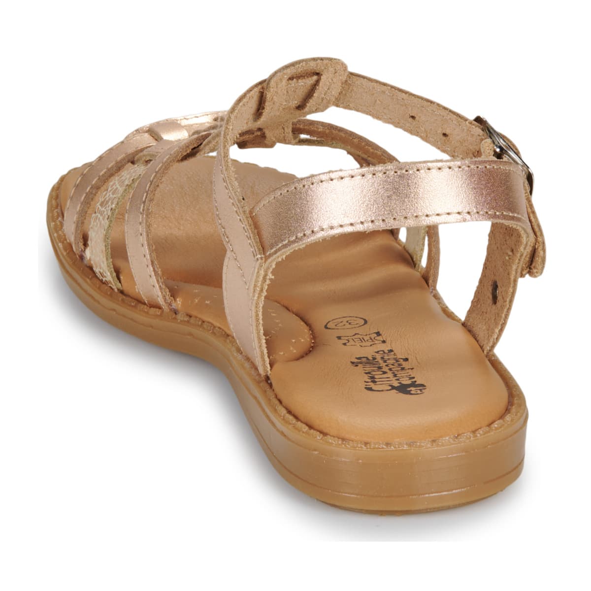 Girls' Sandals Citrouille et Compagnie Brown
