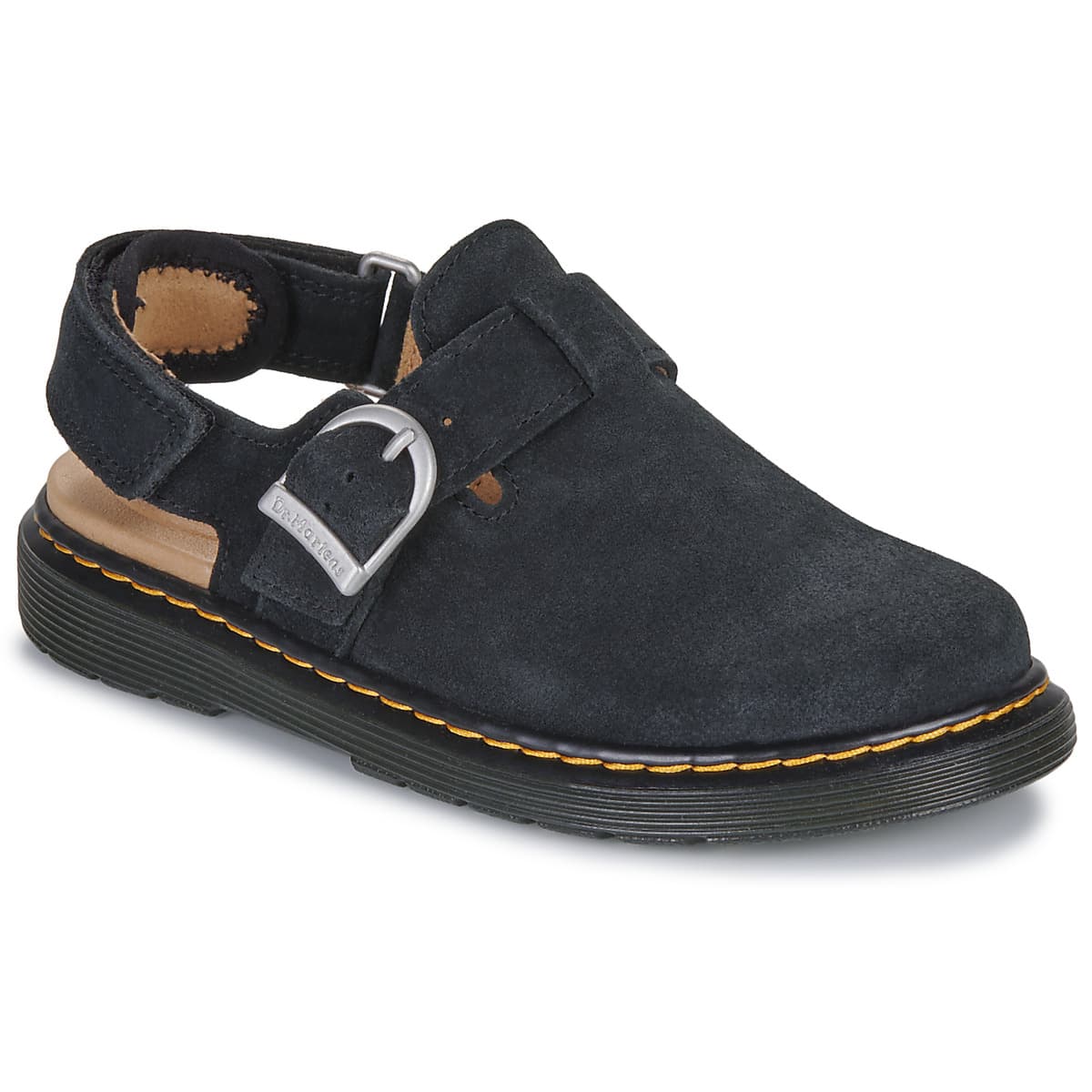 Τσόκαρα Dr. Martens Jorgie J Mule Black Bronx Suede