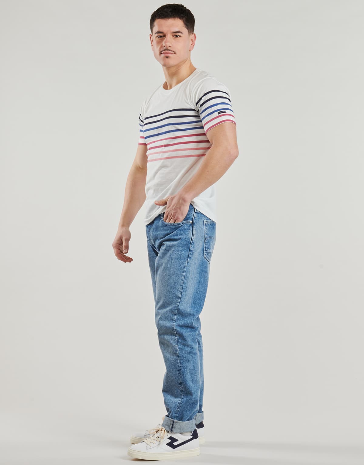 Men's T-Shirts Armor Lux White