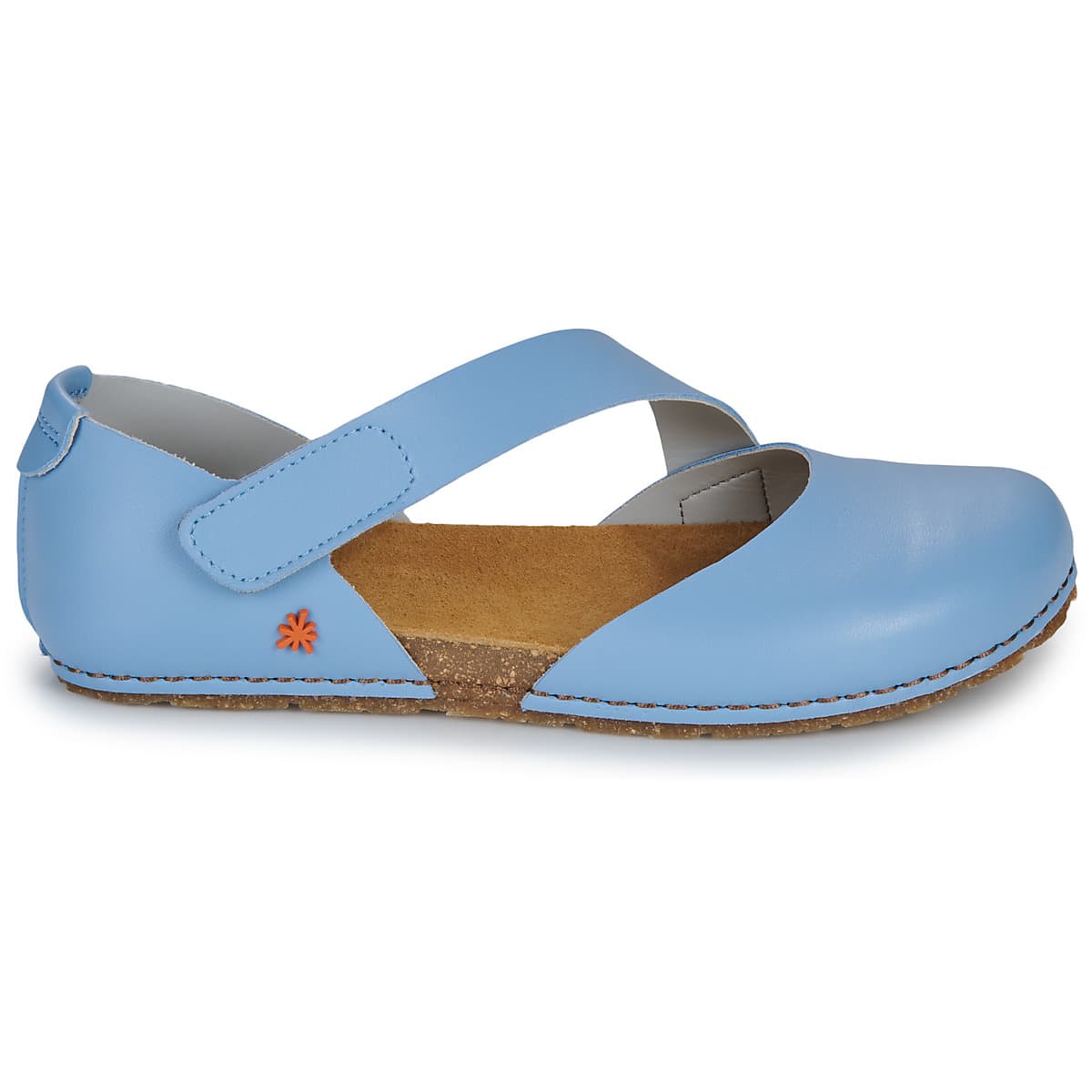 Women's Ballet Flats Art Blue