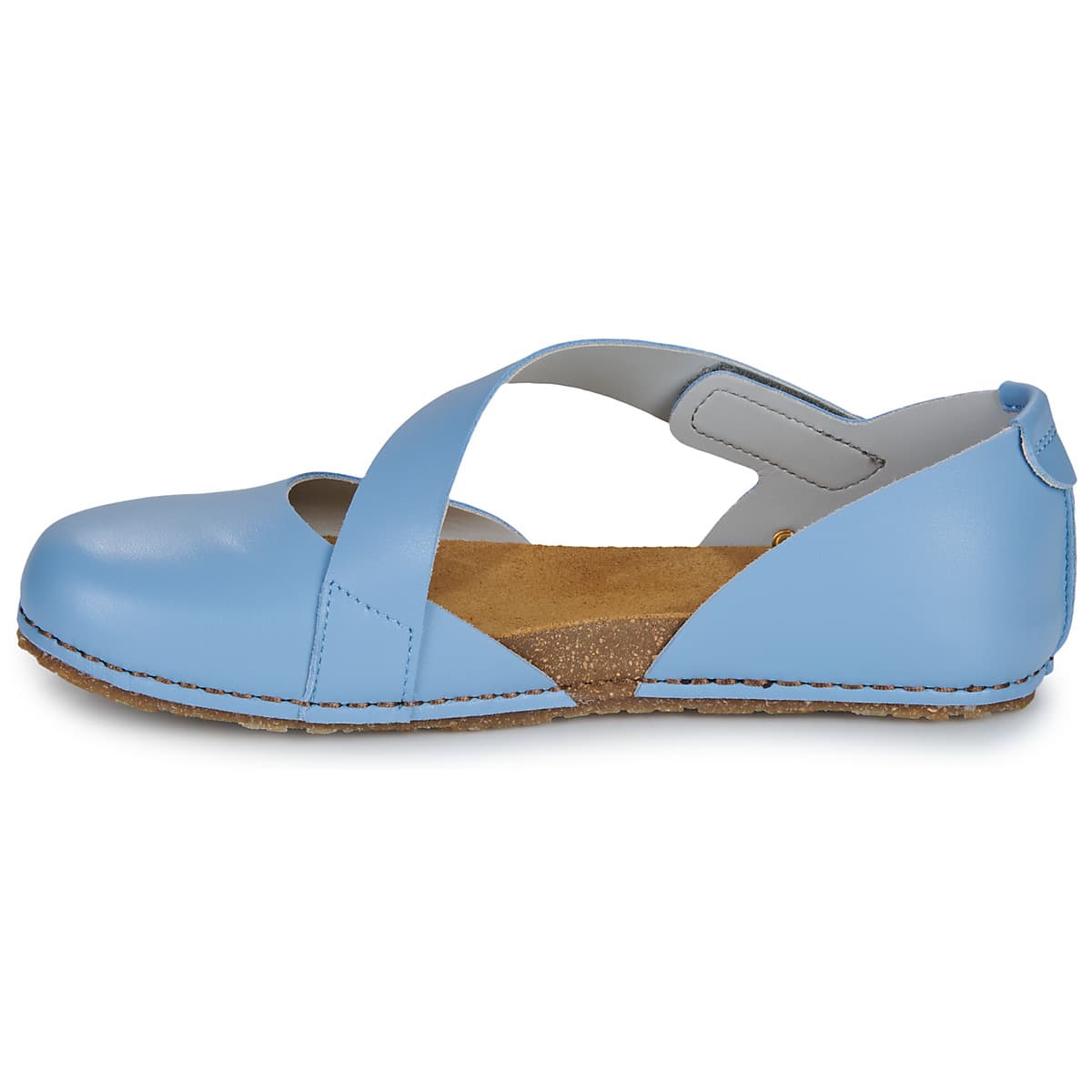 Women's Ballet Flats Art Blue