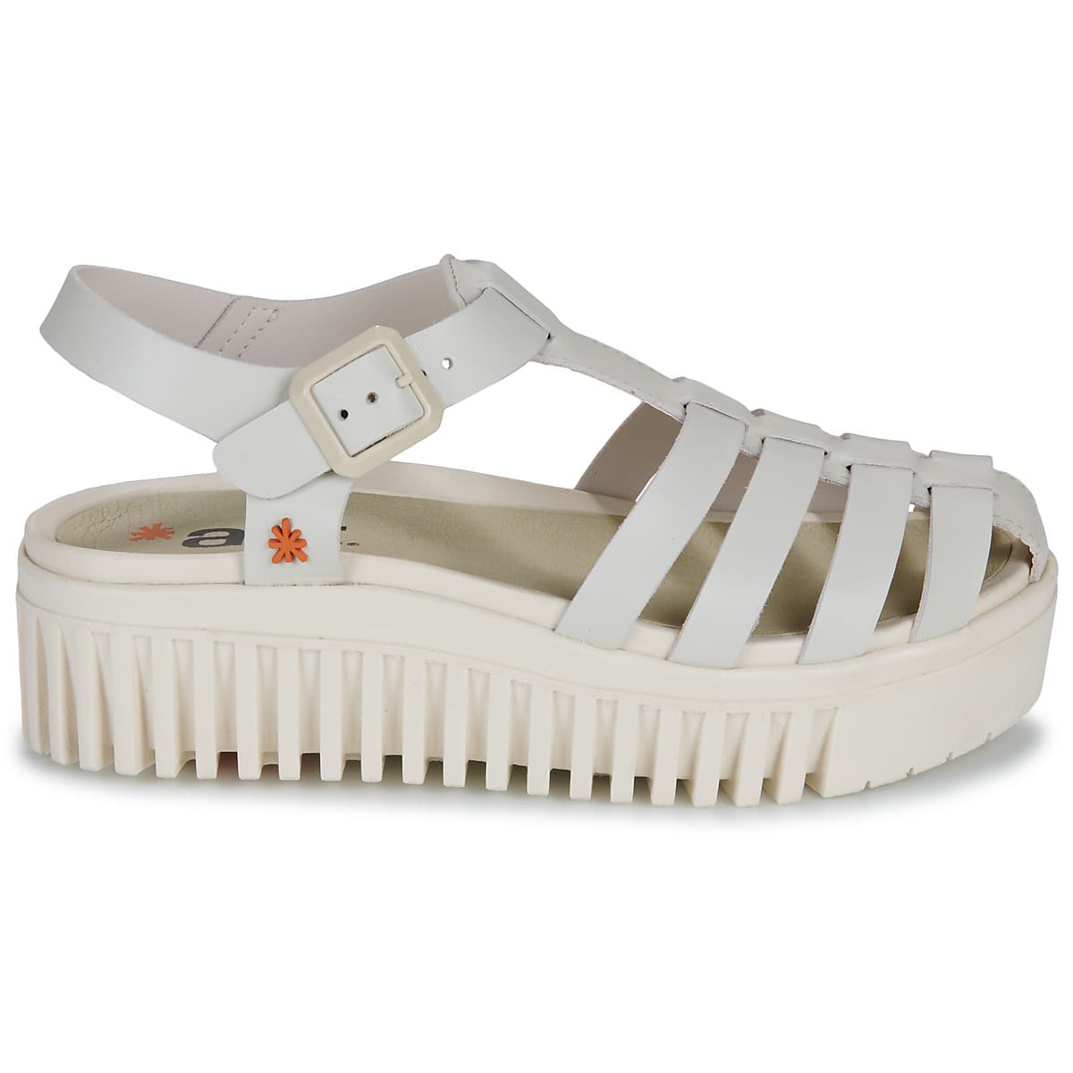 Women's Platforms Art White