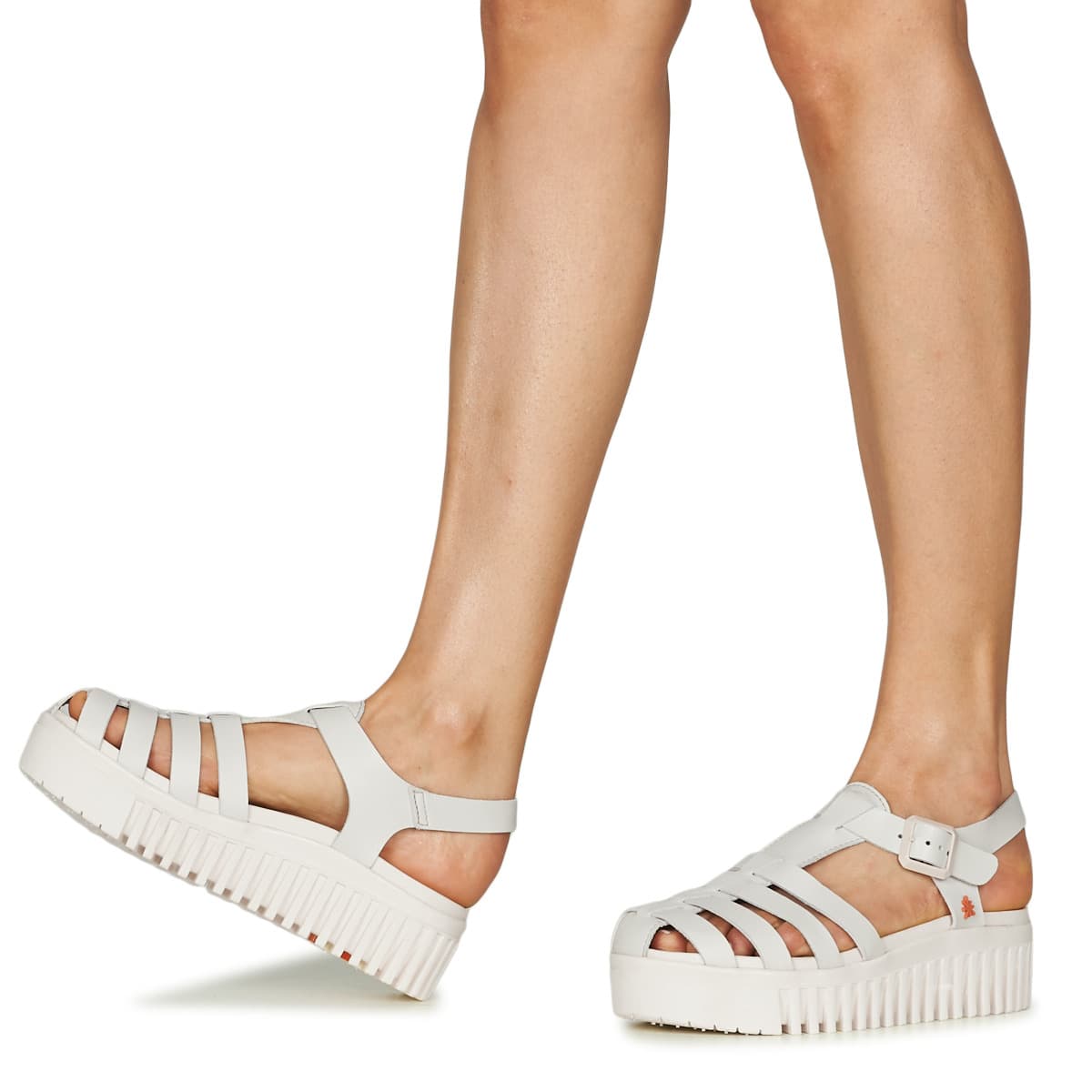 Women's Platforms Art White