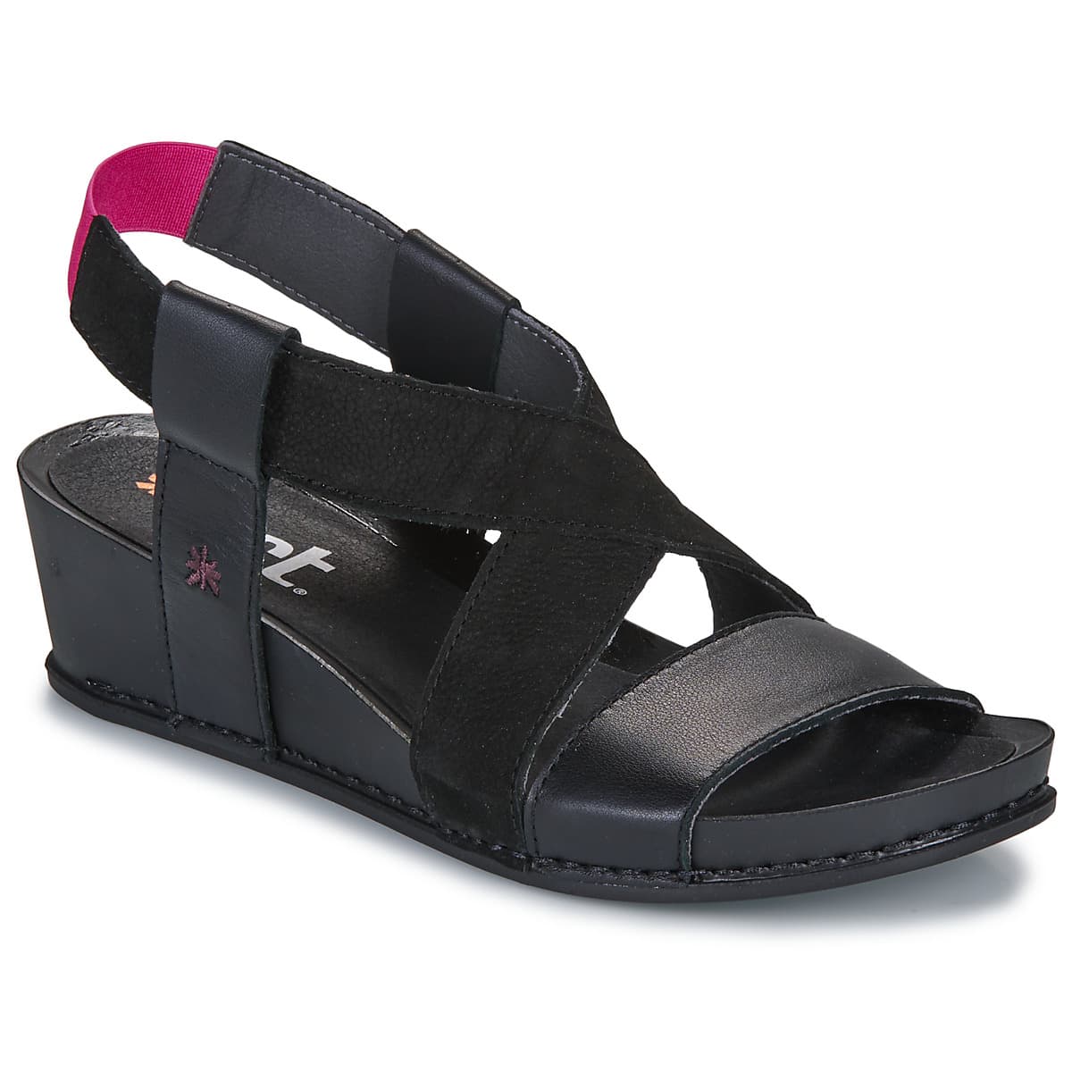 Women's Platforms Art Black