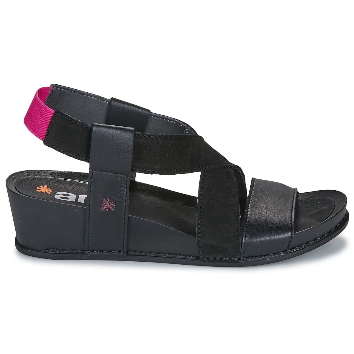 Women's Platforms Art Black