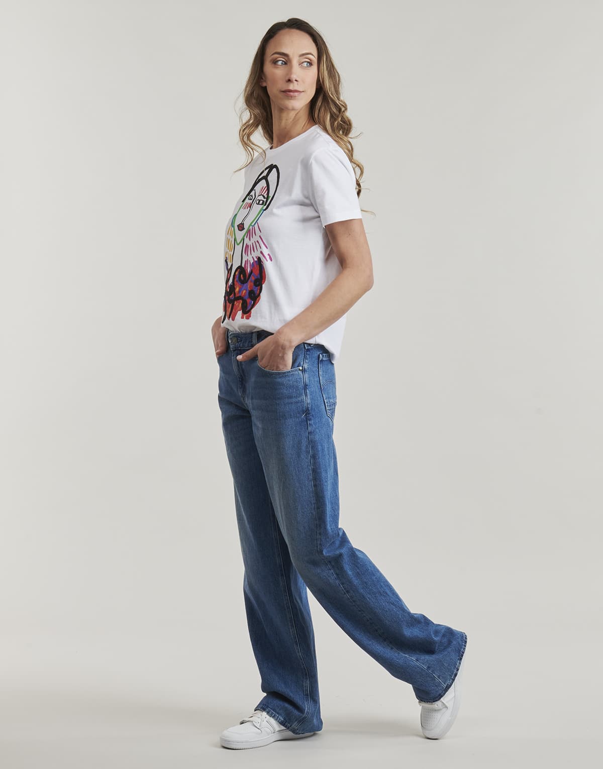 Women's T-Shirts Desigual White