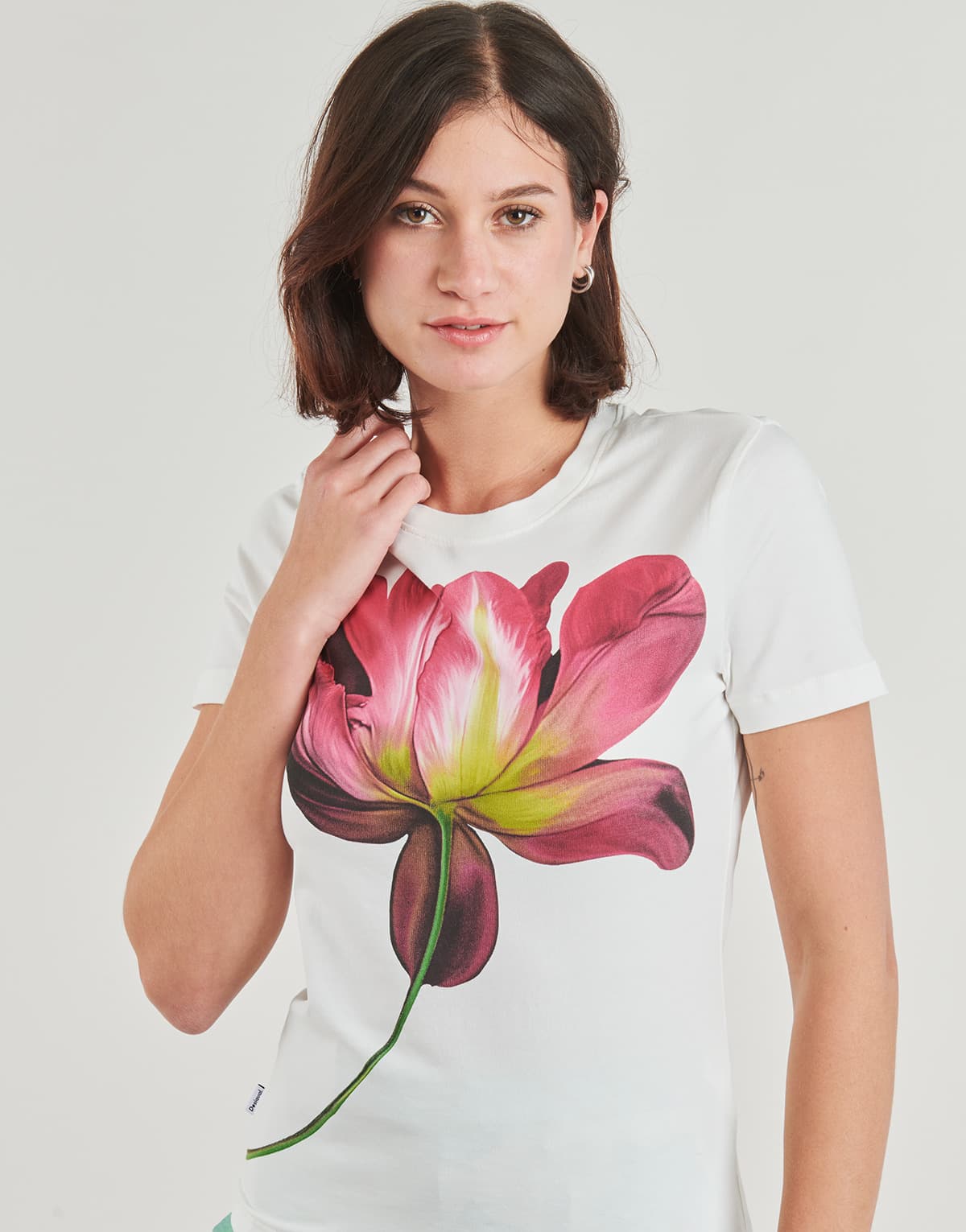 Women's T-Shirts Desigual White