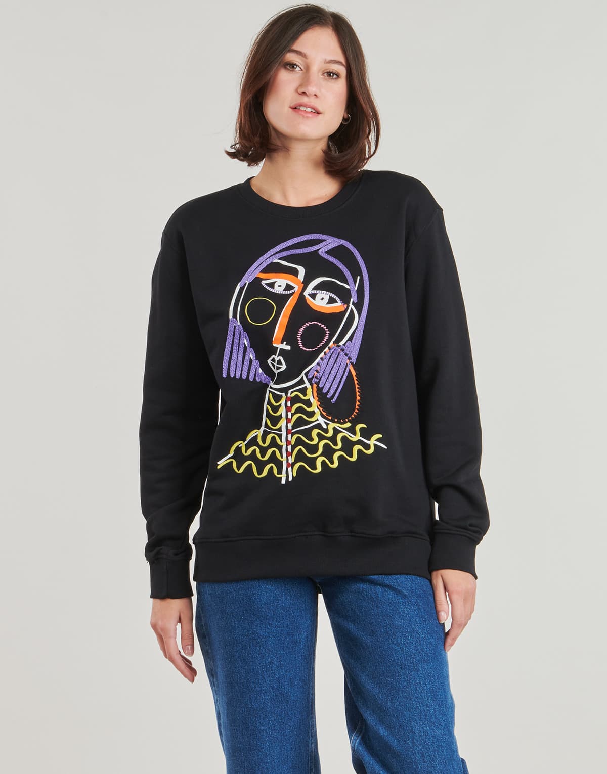 Women's Sports T-Shirts Desigual Black