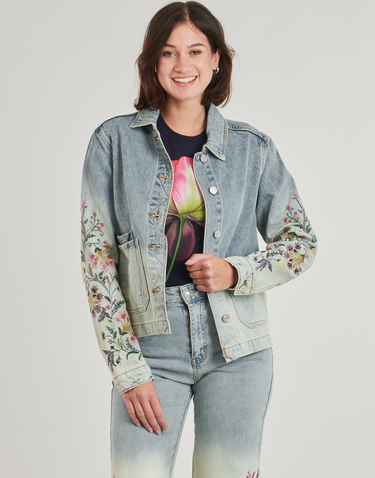 Women's Jackets Desigual Blue
