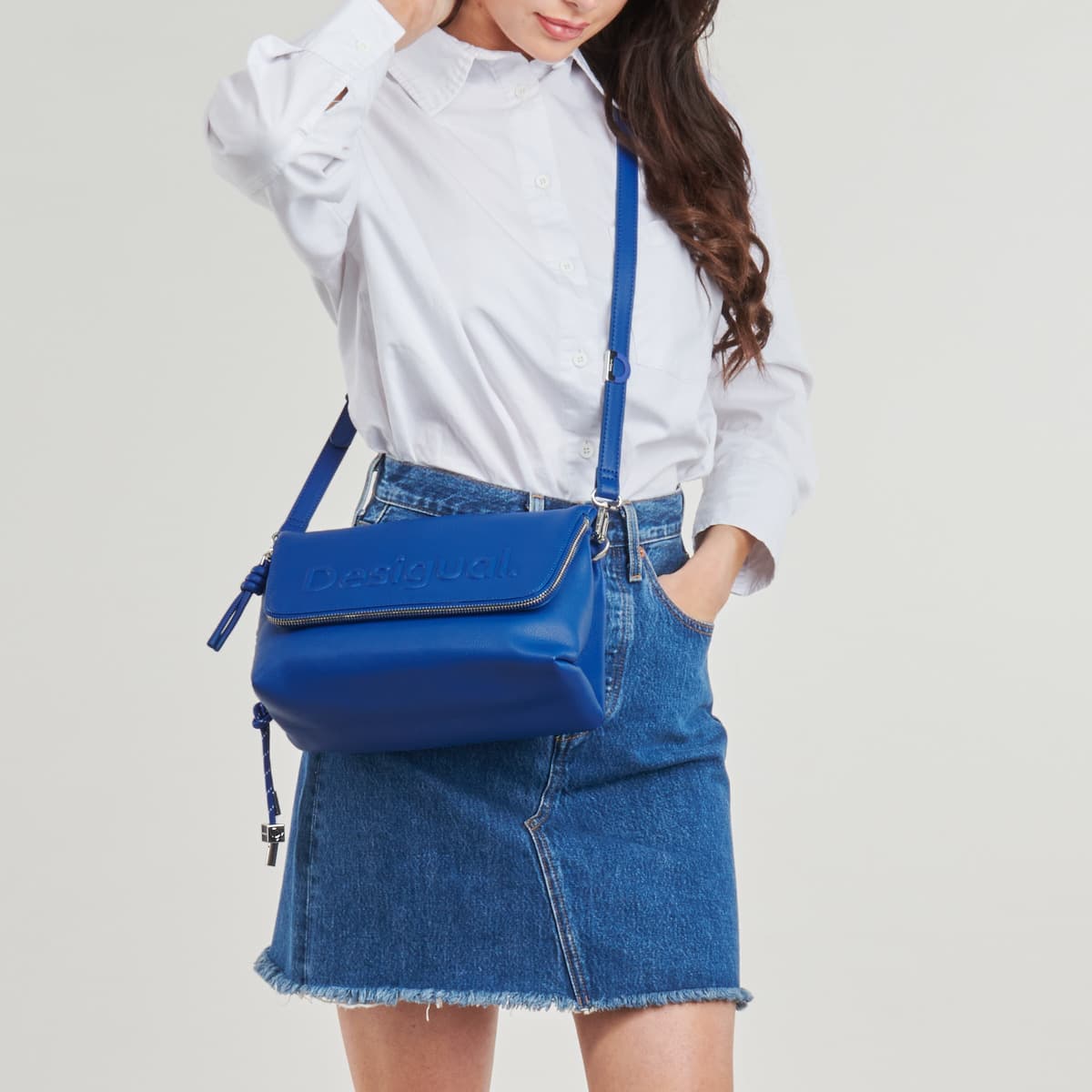 Women's Shoulder Bags Desigual Blue