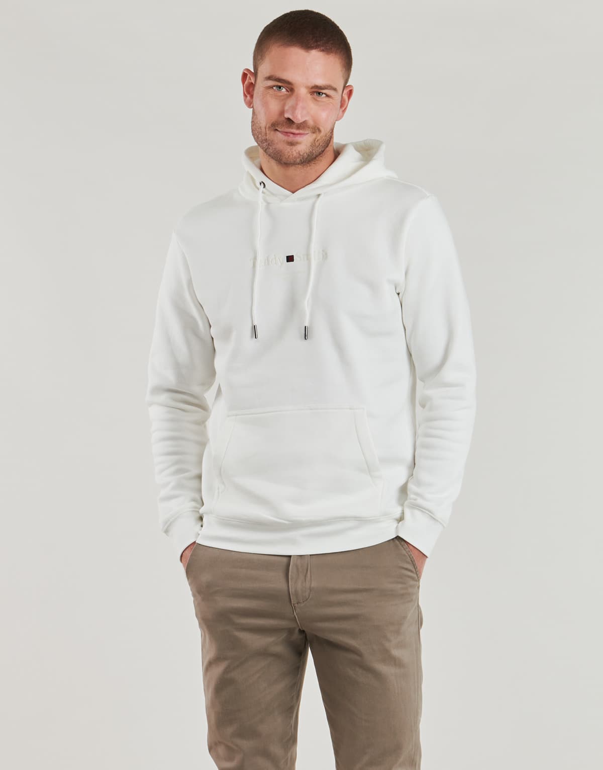 Men's Sweatshirts Teddy Smith White