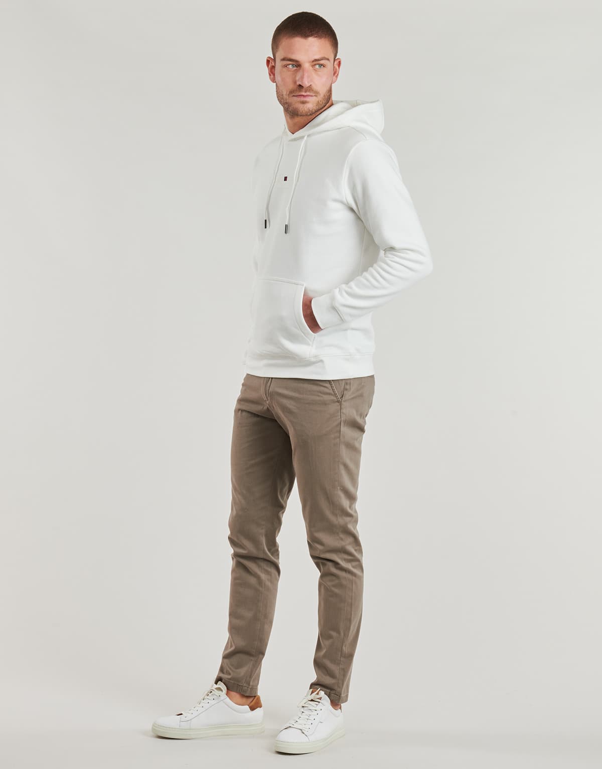 Men's Sweatshirts Teddy Smith White