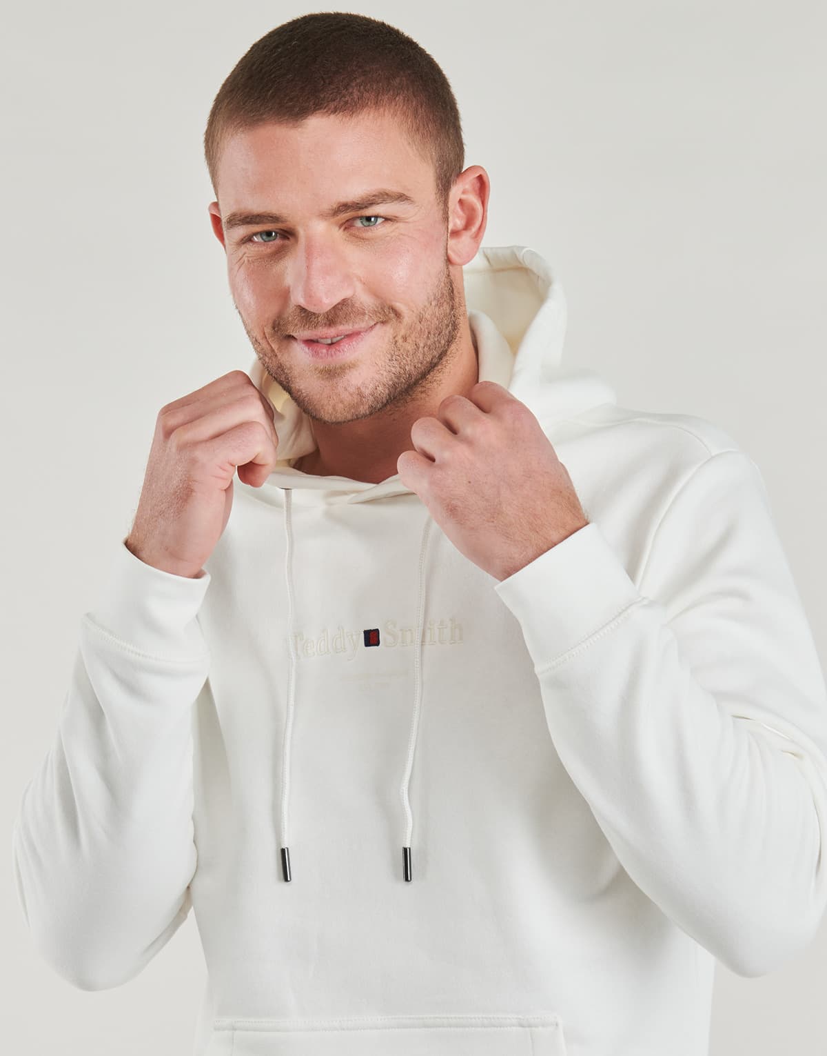 Men's Sweatshirts Teddy Smith White