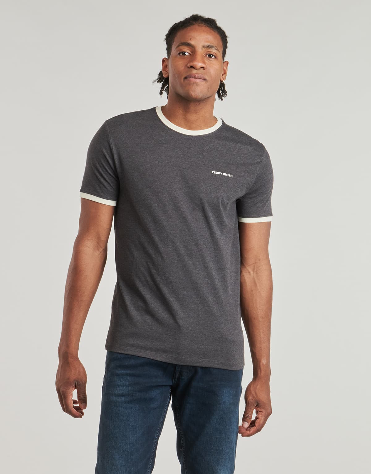 Men's T-Shirts Teddy Smith Gray