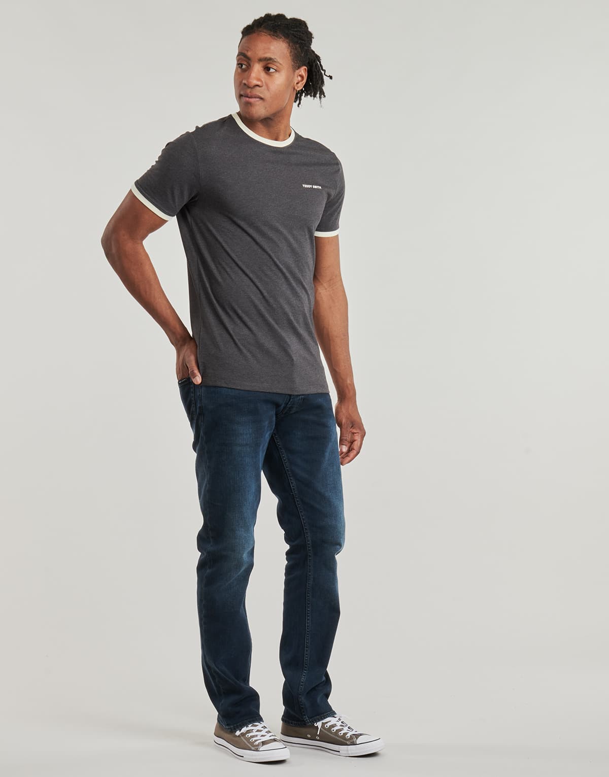 Men's T-Shirts Teddy Smith Gray