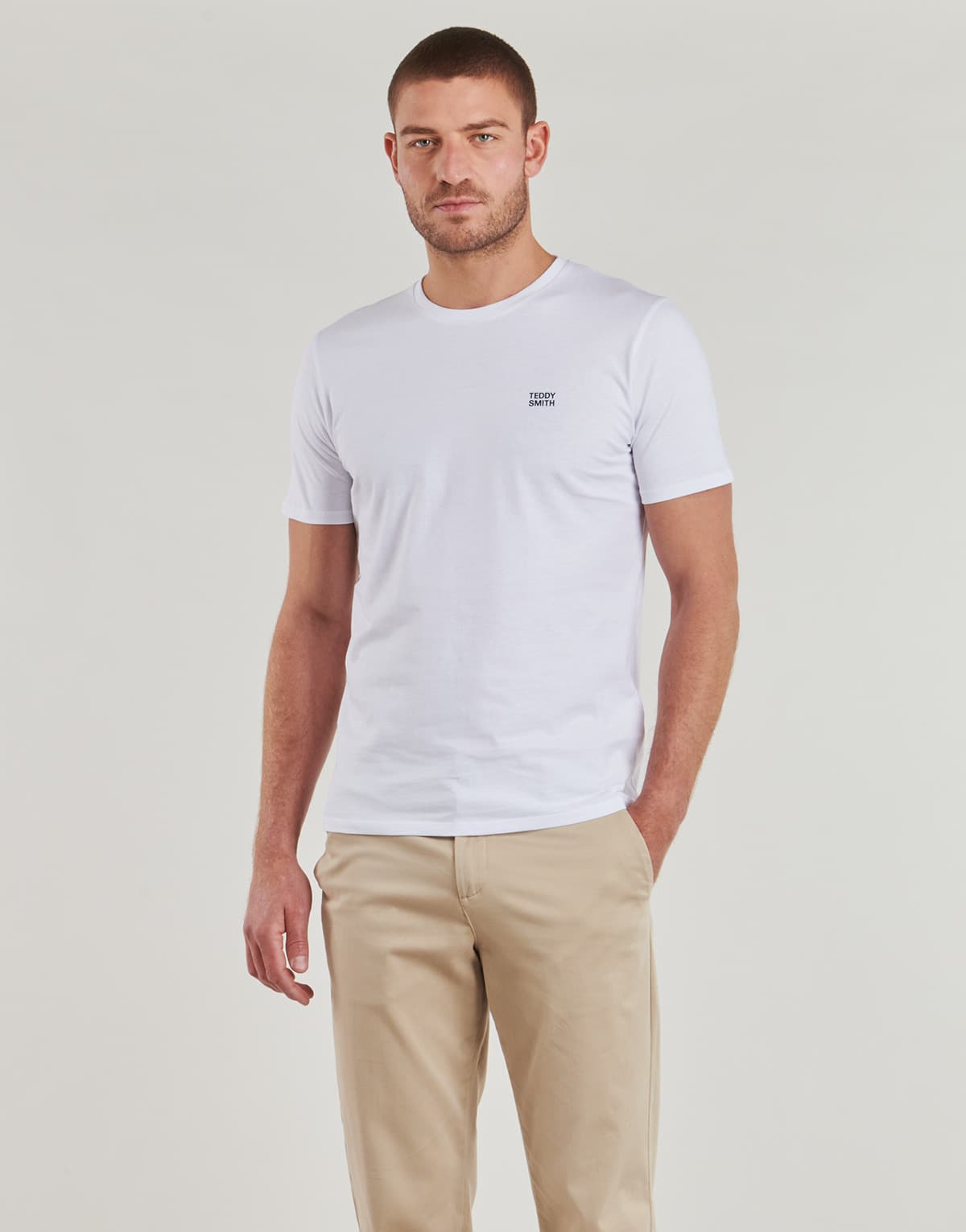 Men's T-Shirts Teddy Smith White