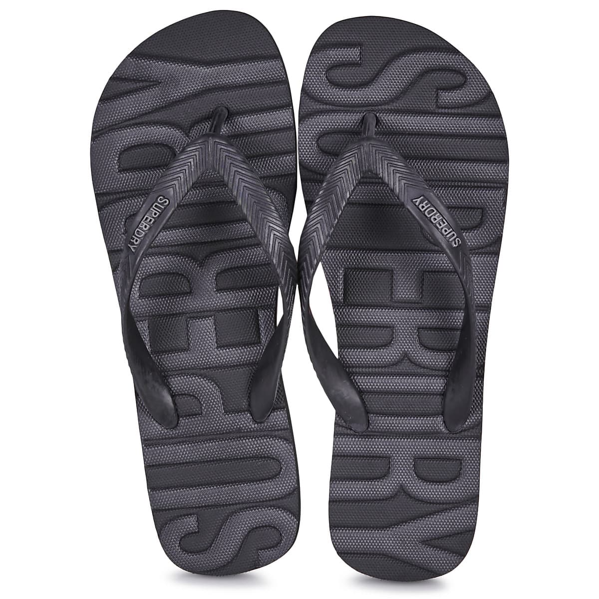 Men's Flip Flops Superdry Black