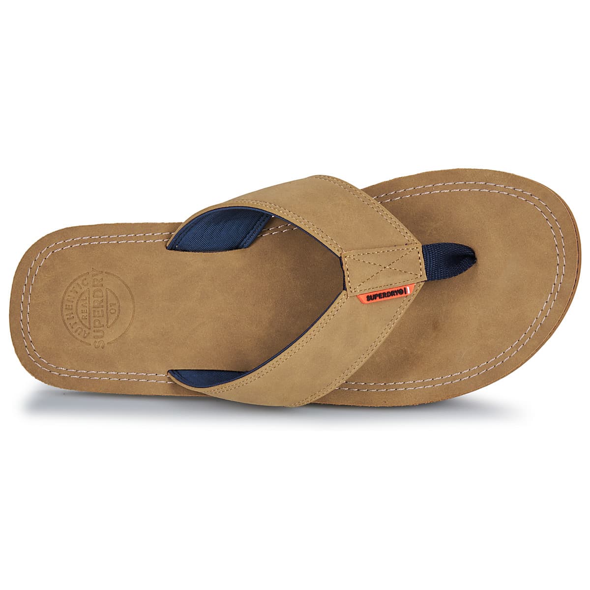 Men's Flip Flops Superdry Brown