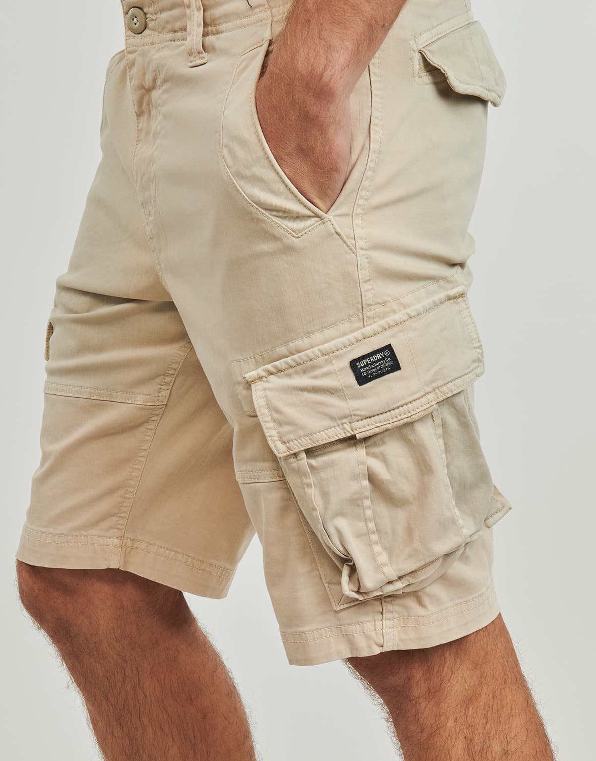 Men's Shorts Superdry Beige