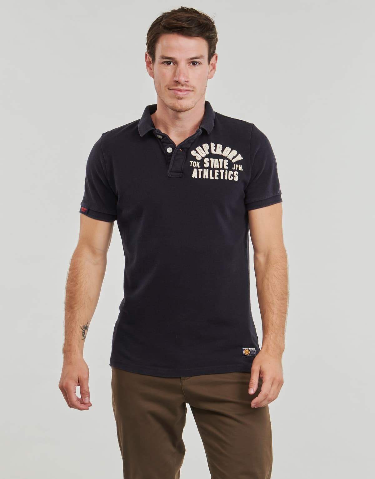 Men's Polo Shirts Superdry Blue