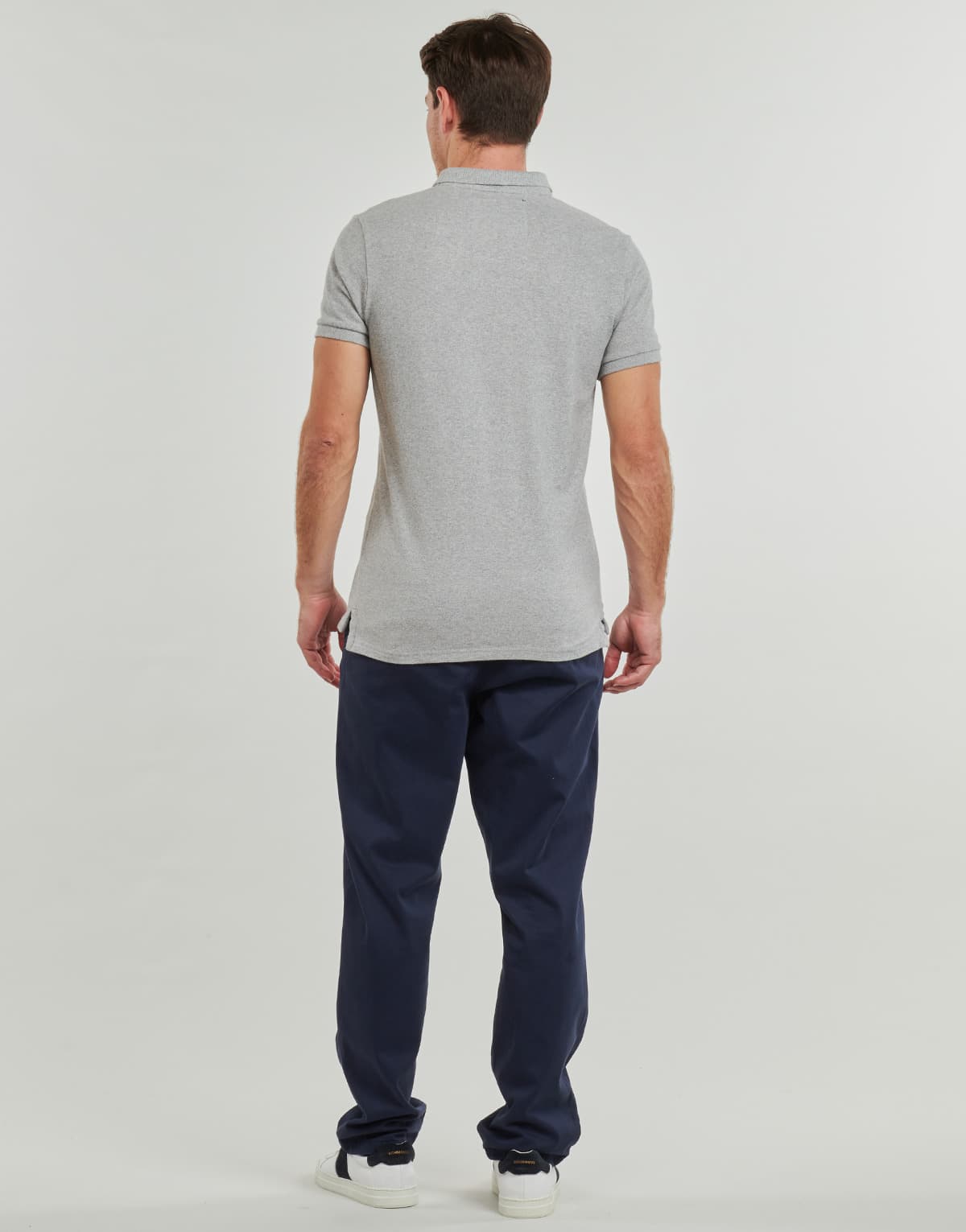 Men's Polo Shirts Superdry Gray
