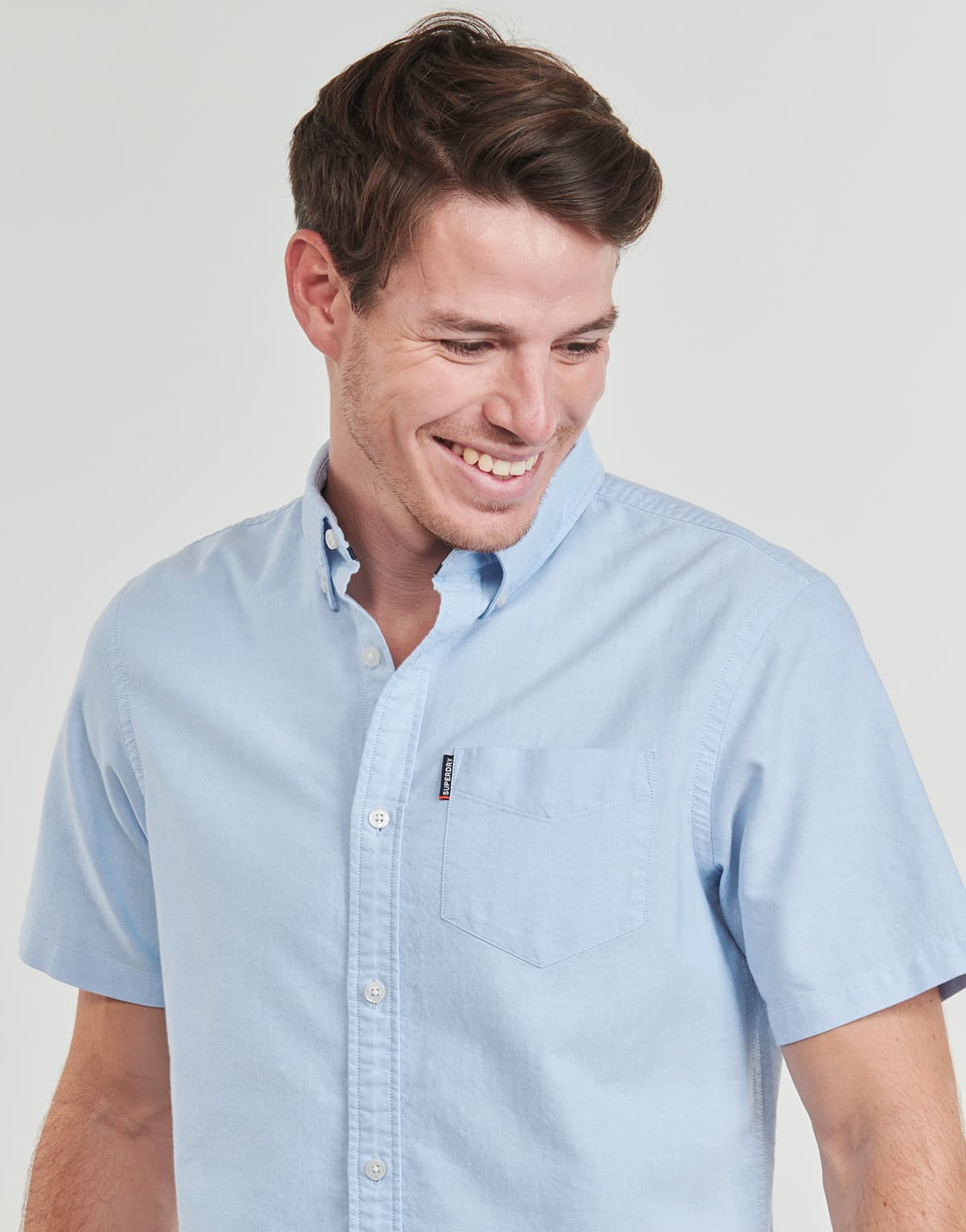 Men's Shirts Superdry Blue