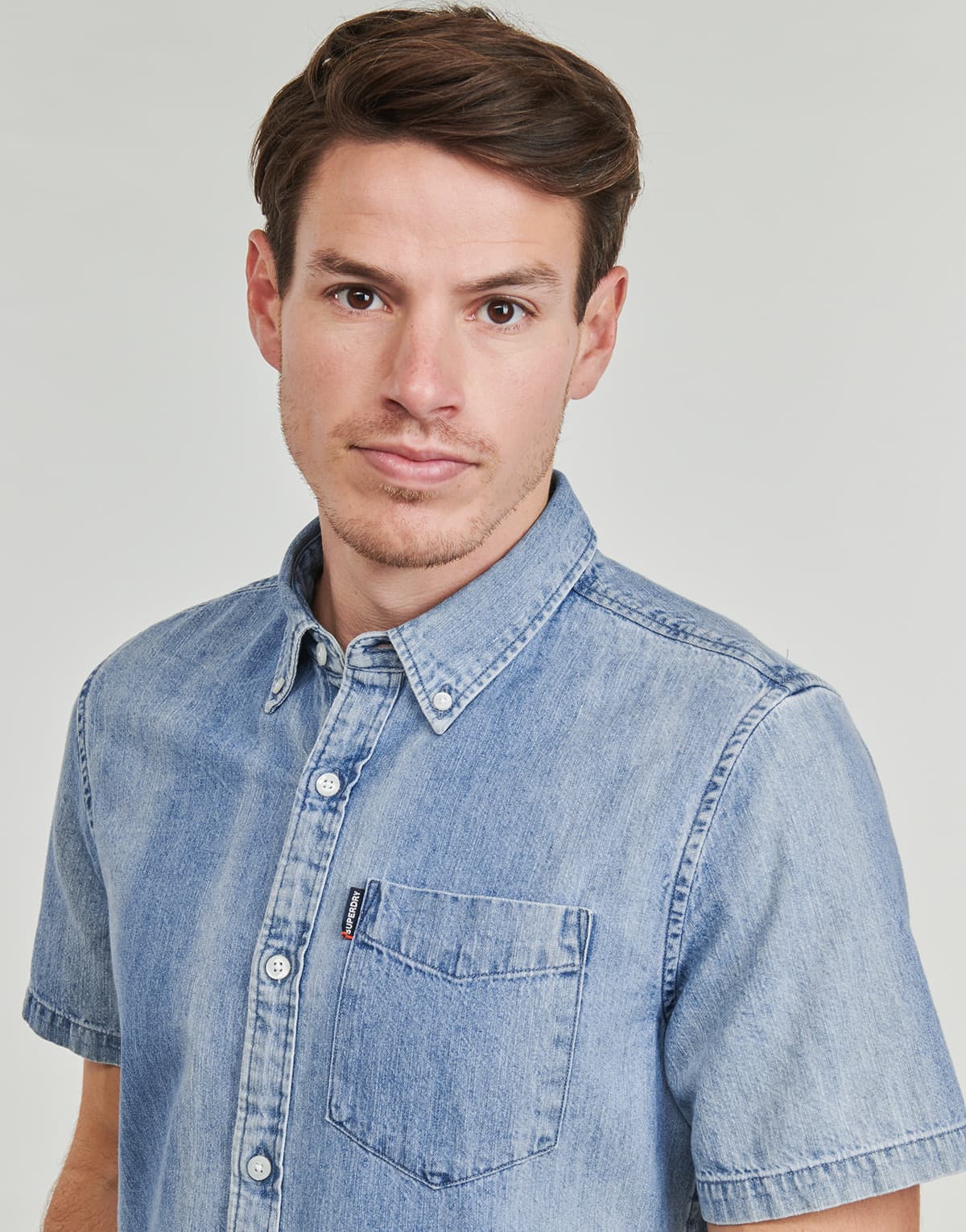 Men's Shirts Superdry Blue