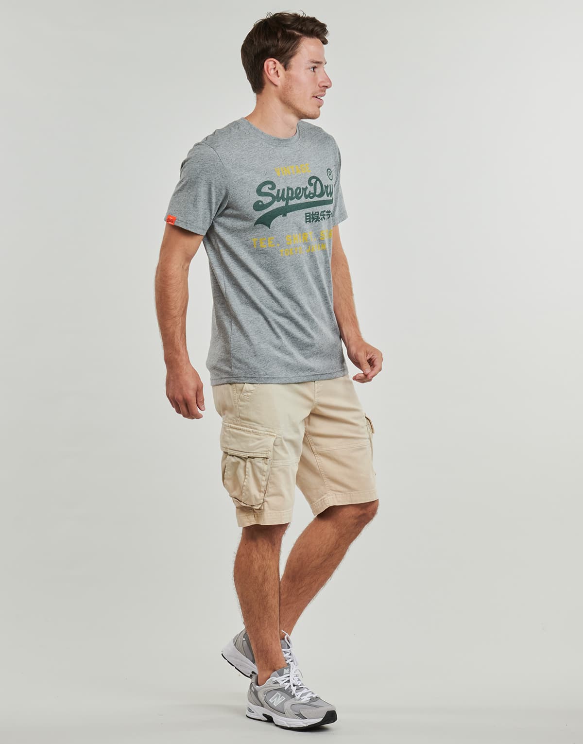 Men's T-Shirts Superdry Gray