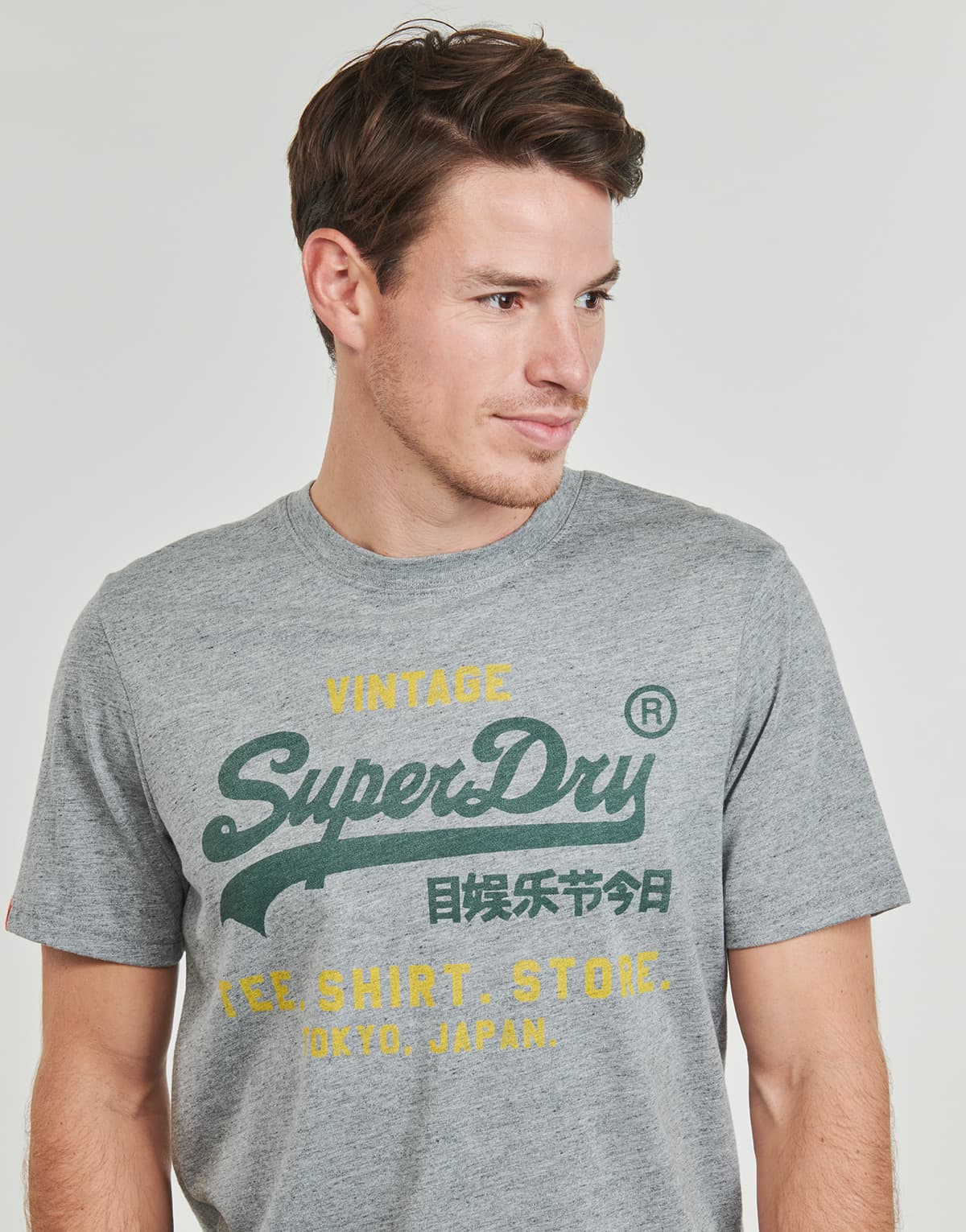 Men's T-Shirts Superdry Gray