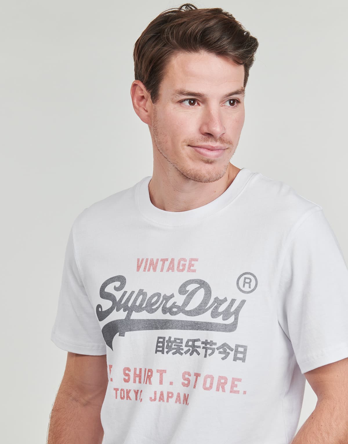 Men's T-Shirts Superdry White