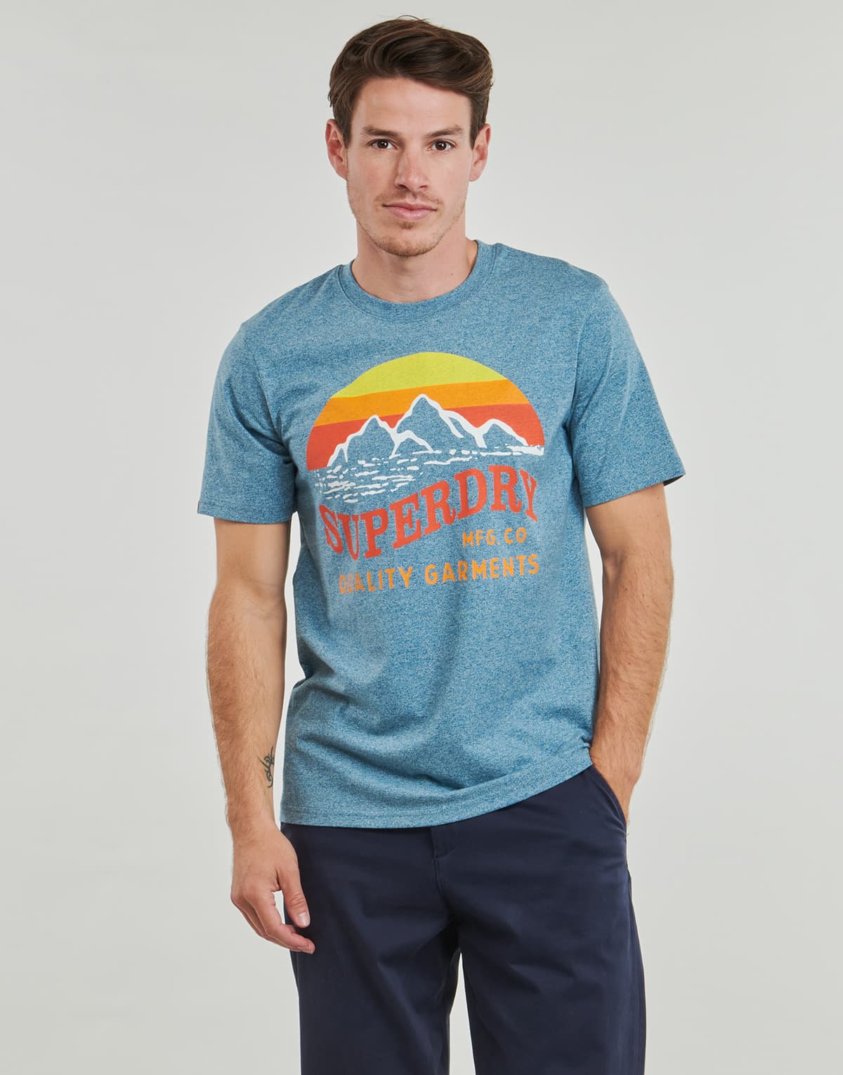 Men's T-Shirts Superdry Blue