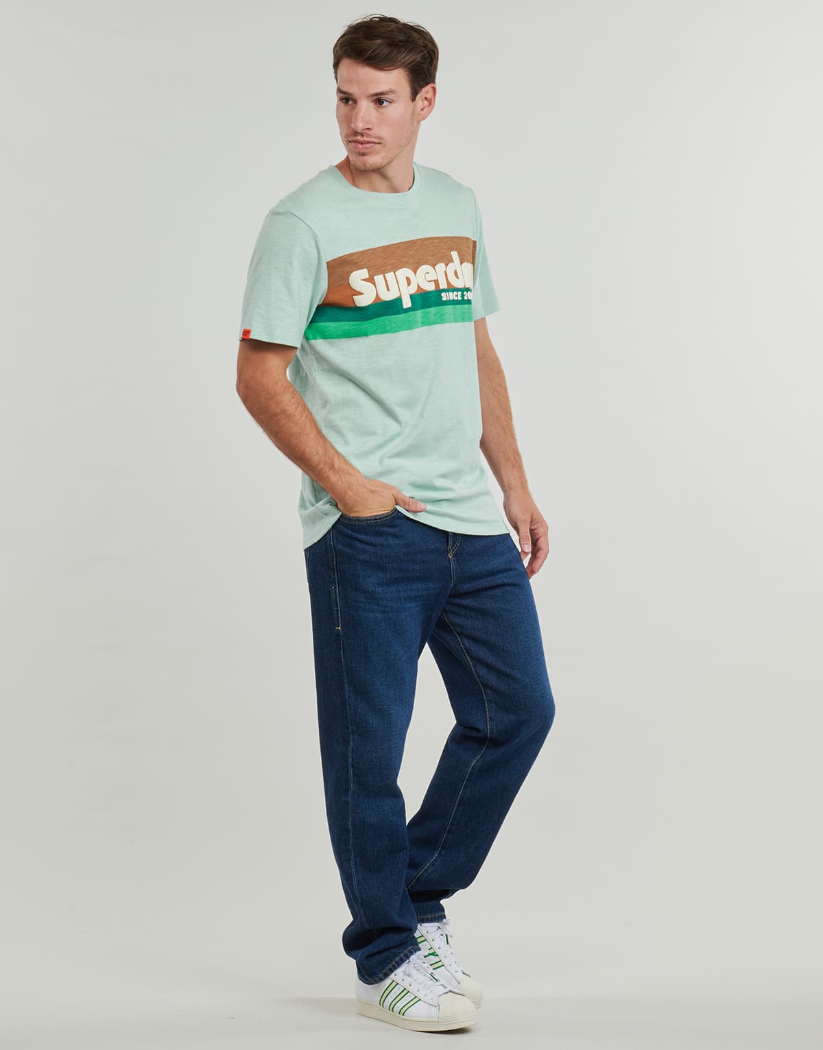 Men's T-Shirts Superdry Green
