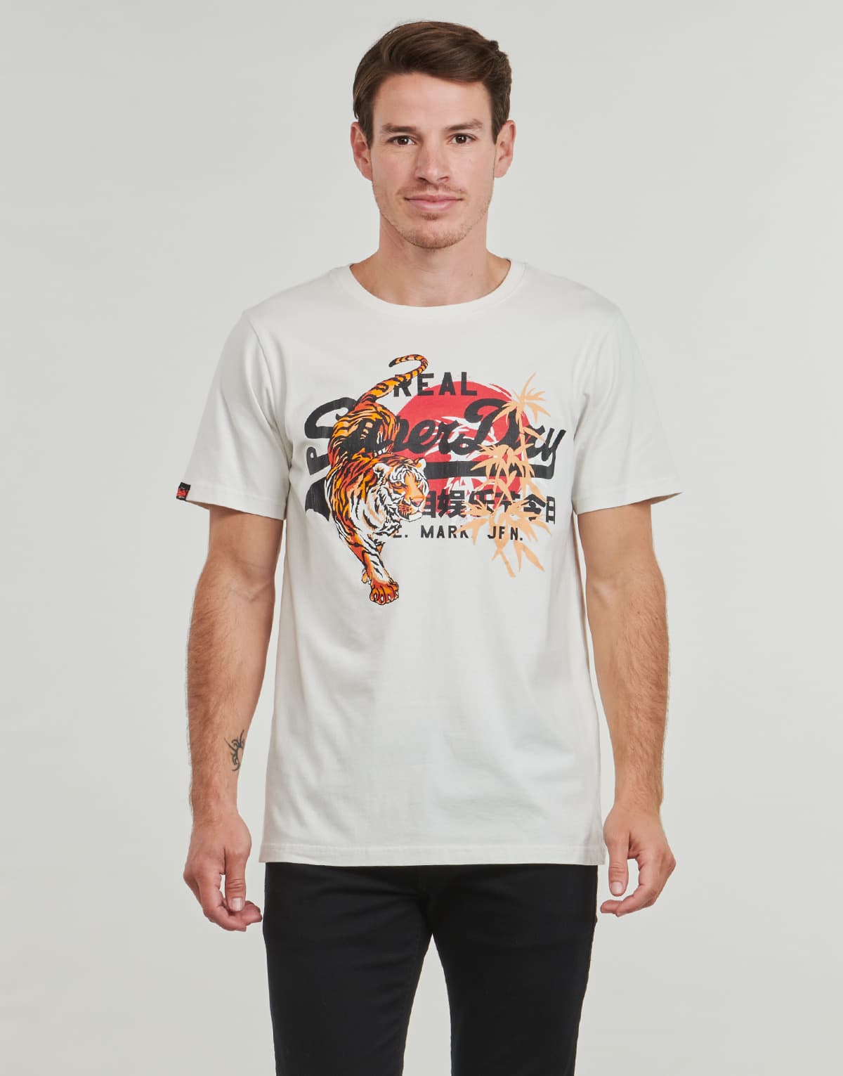 Men's T-Shirts Superdry White