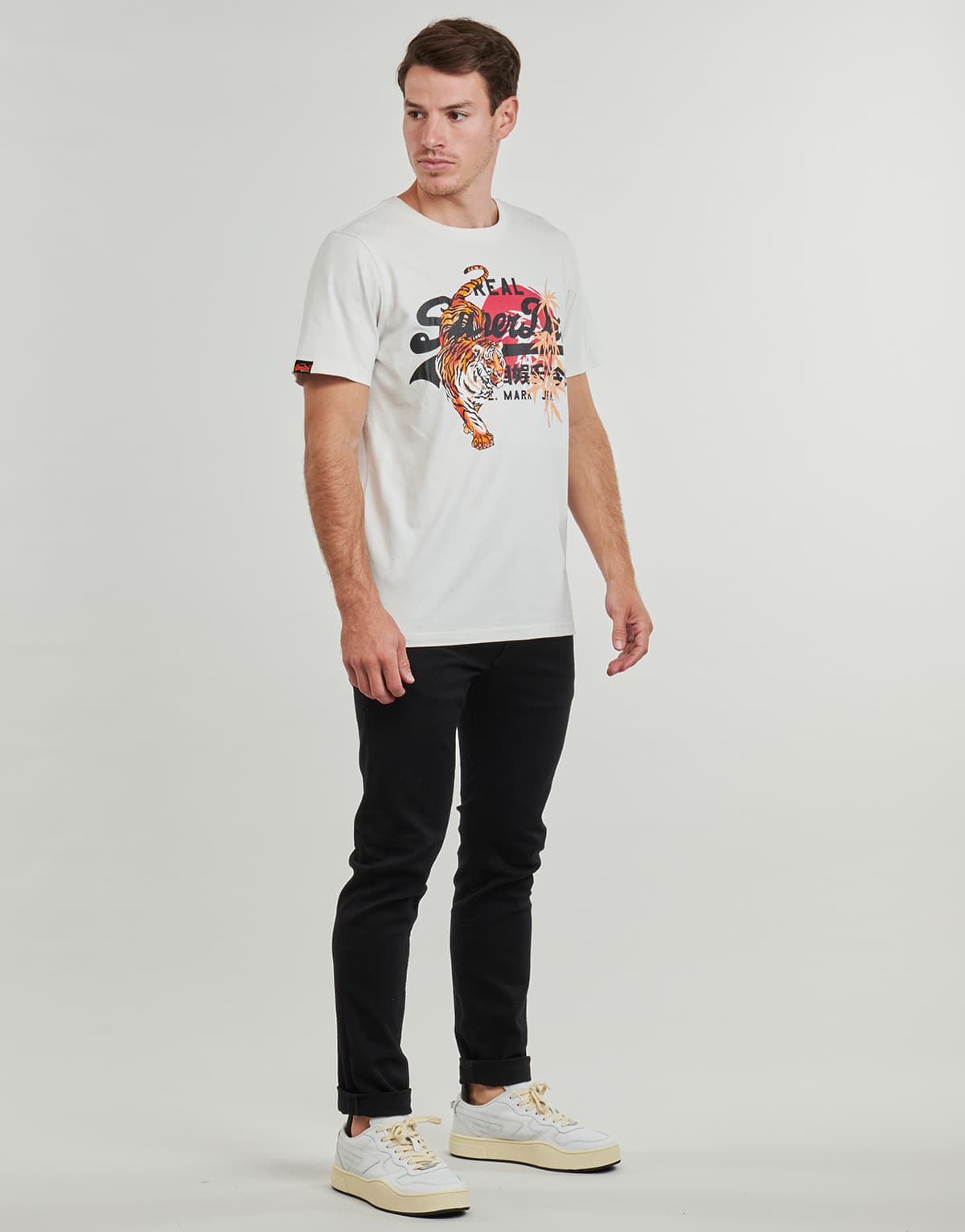 Men's T-Shirts Superdry White