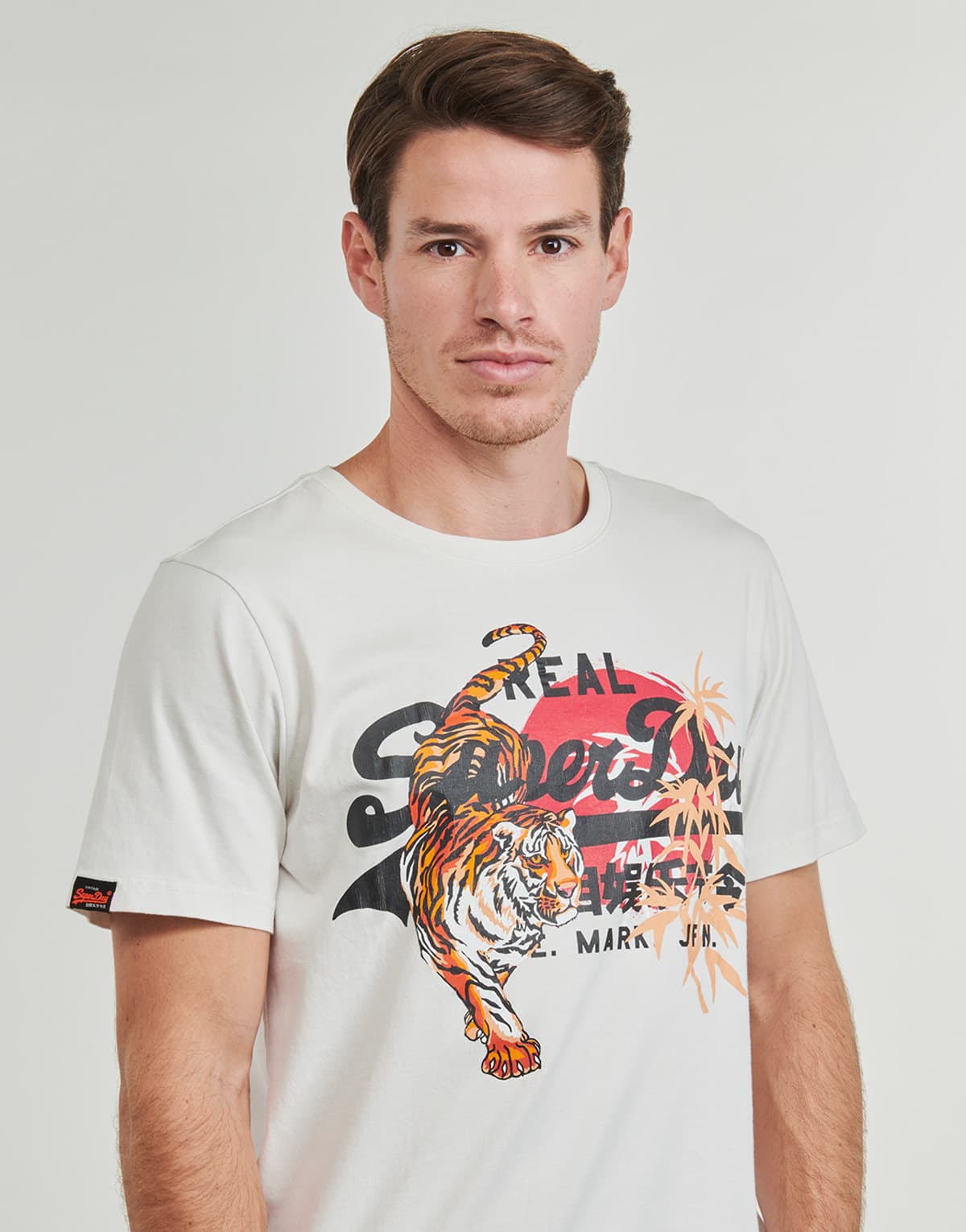 Men's T-Shirts Superdry White