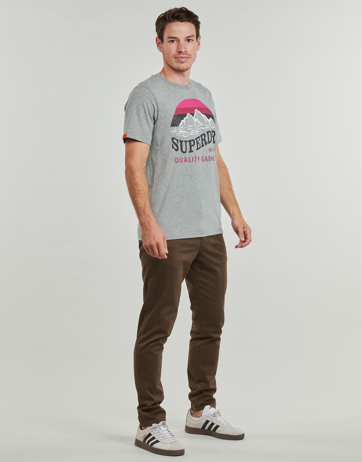 Men's T-Shirts Superdry Gray