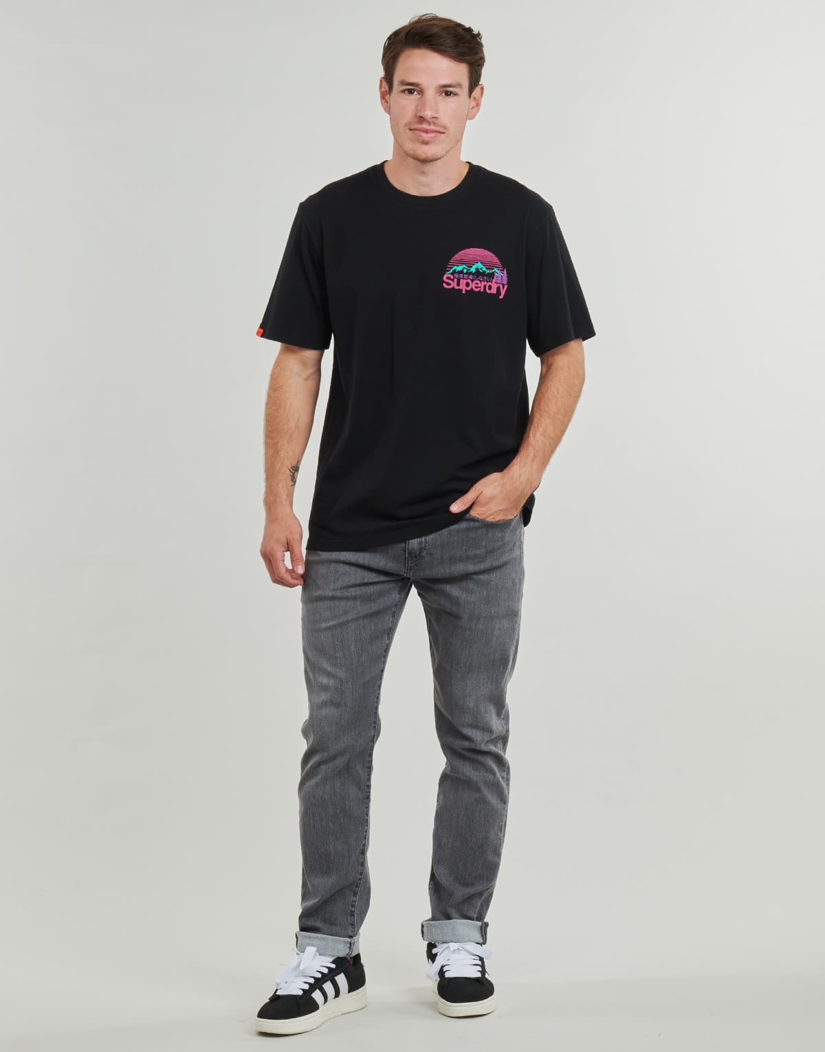 Men's T-Shirts Superdry Black