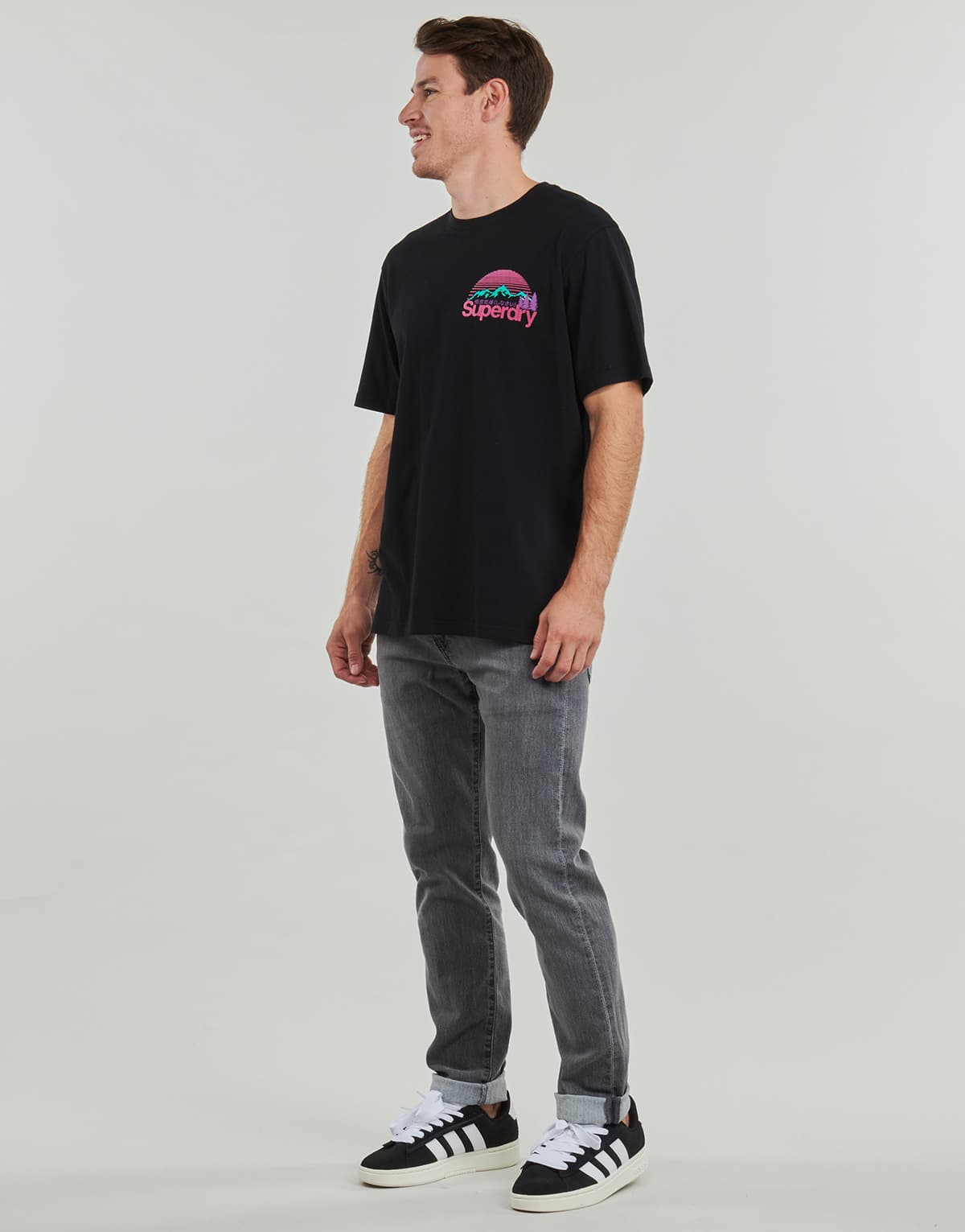 Men's T-Shirts Superdry Black