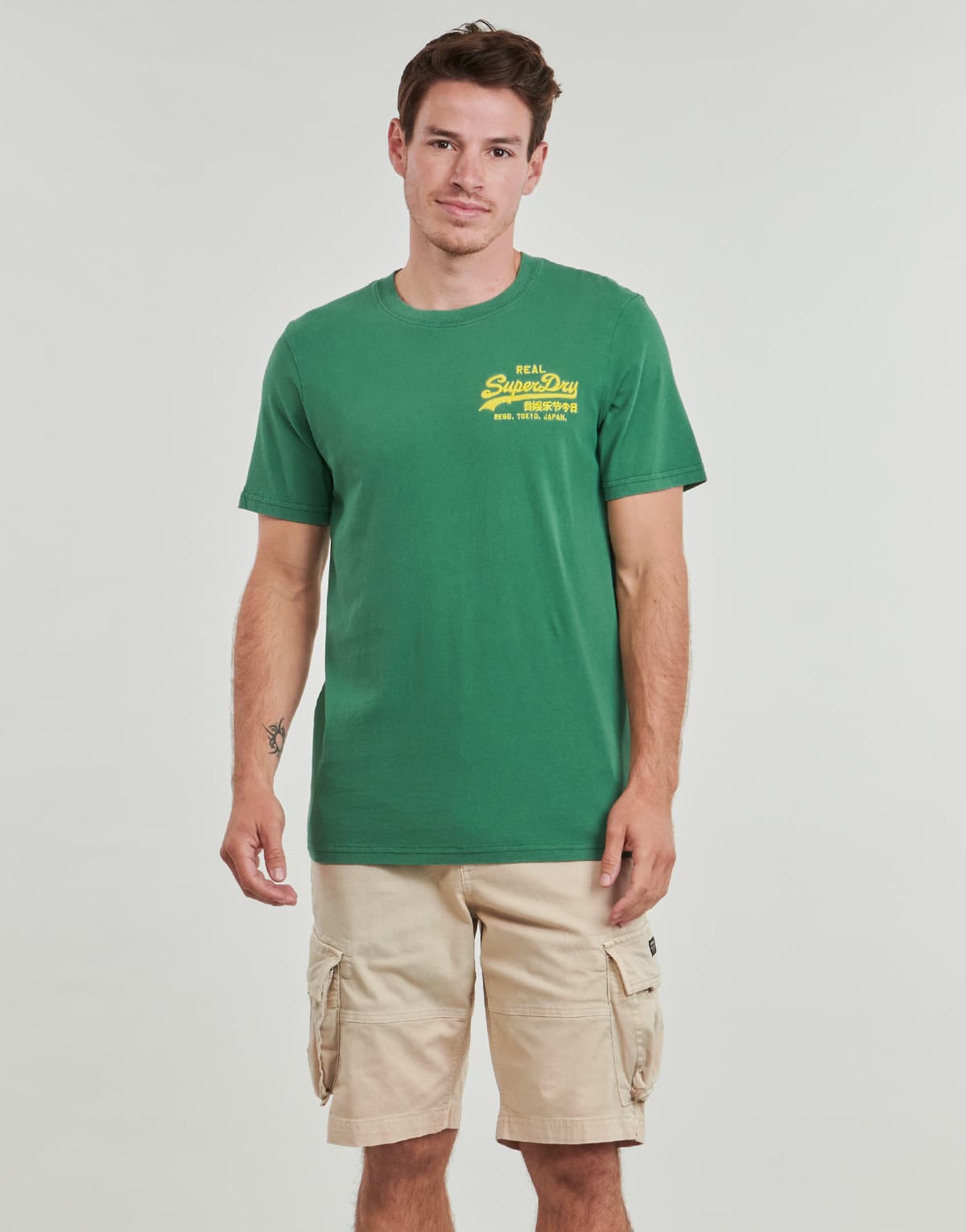 Men's T-Shirts Superdry Green