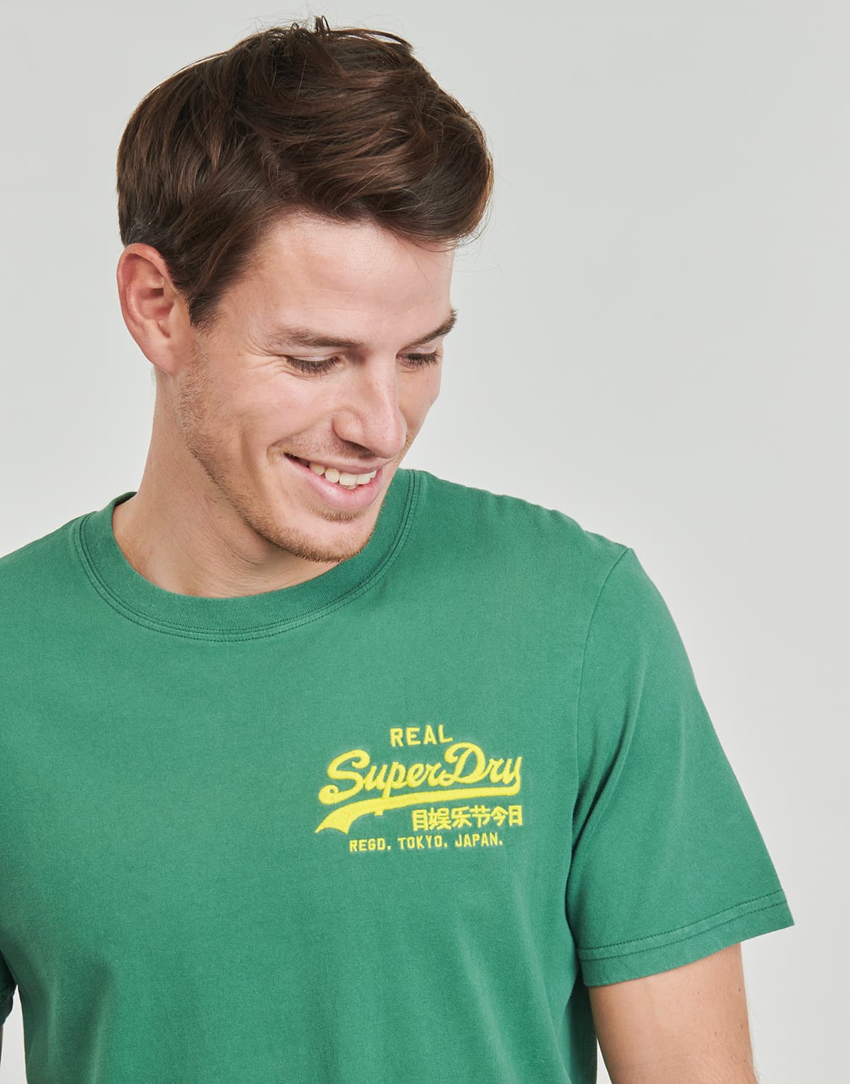 Men's T-Shirts Superdry Green