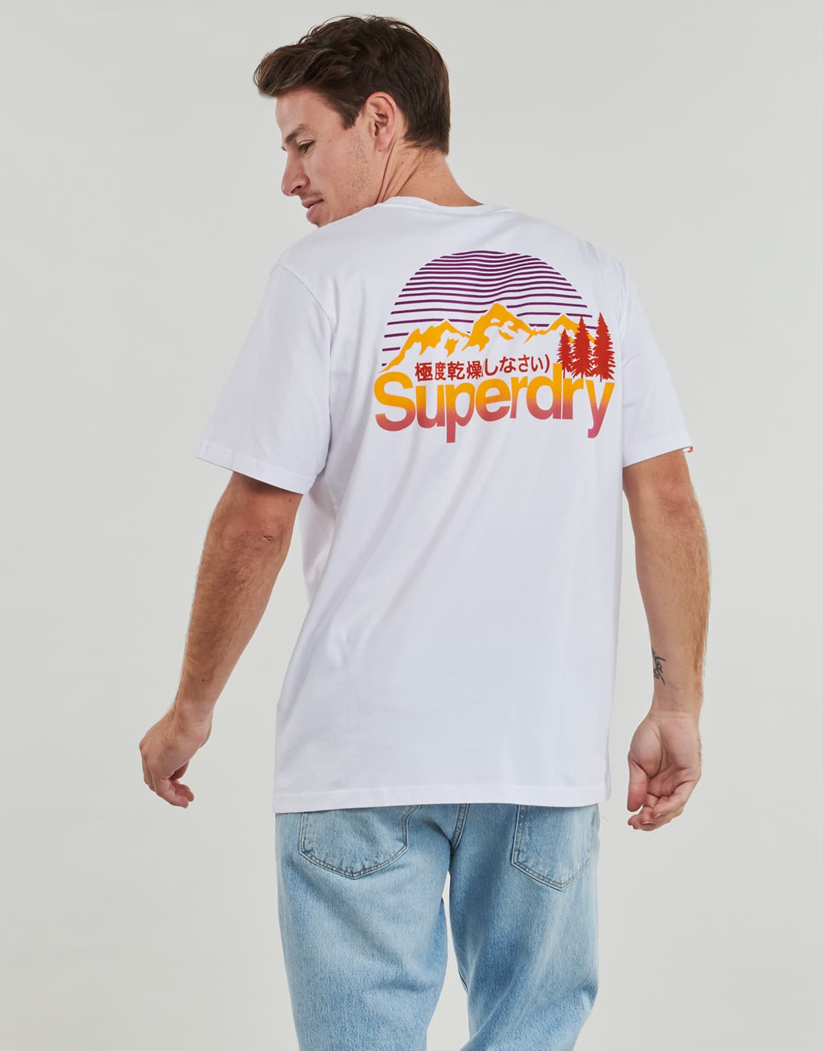 Men's T-Shirts Superdry White